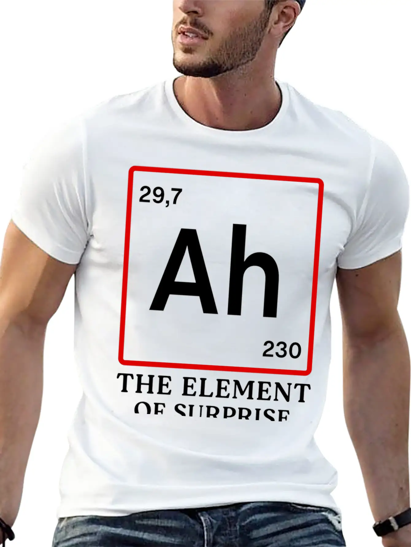 Ah Element Of Surprise Unisex Casual T-Shirt – Clean Design For Daily Comfort