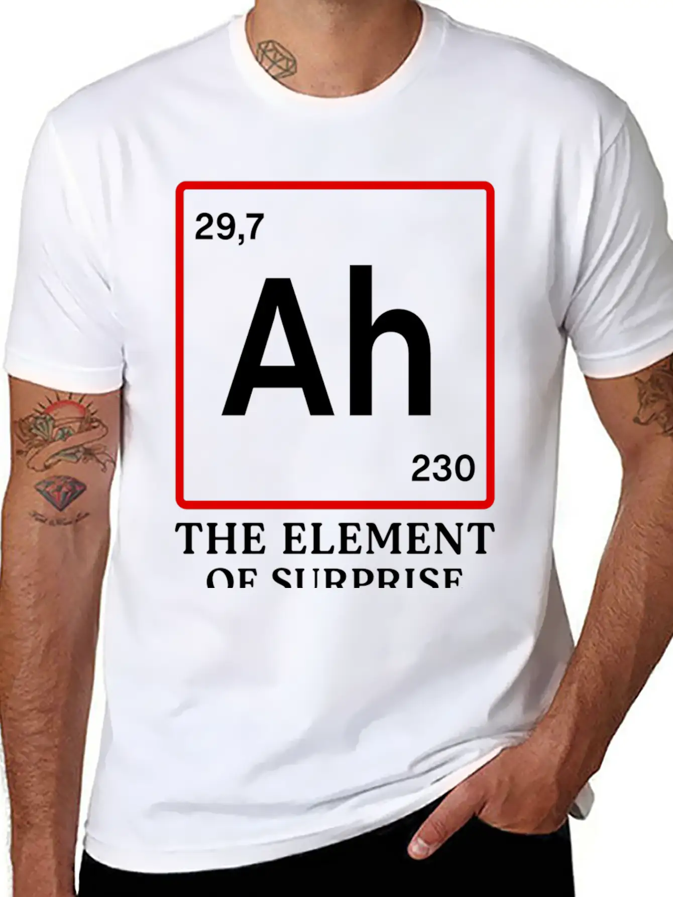 Ah Element Of Surprise Unisex Casual T-Shirt – Clean Design For Daily Comfort
