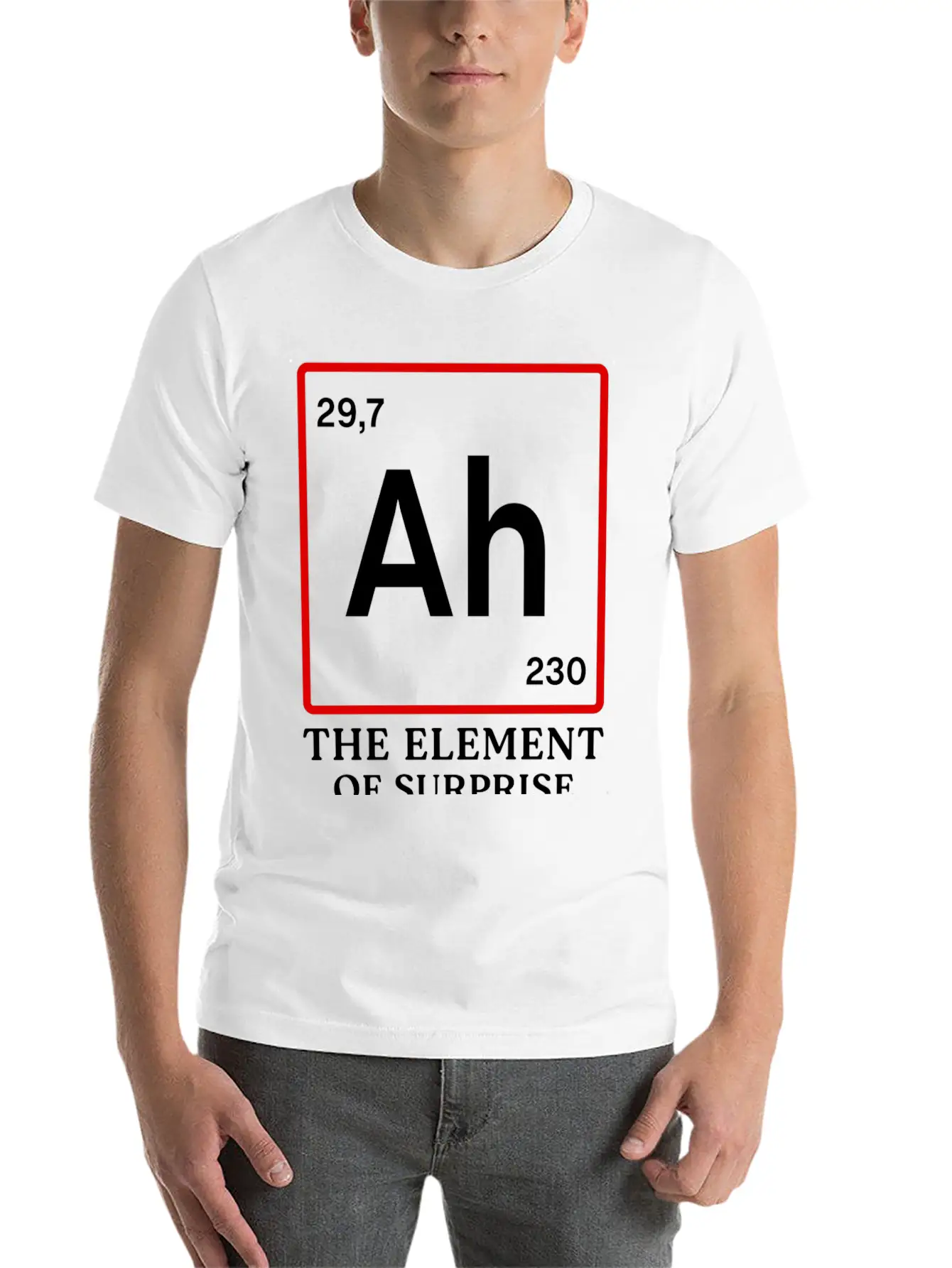 Ah Element Of Surprise Unisex Casual T-Shirt – Clean Design For Daily Comfort