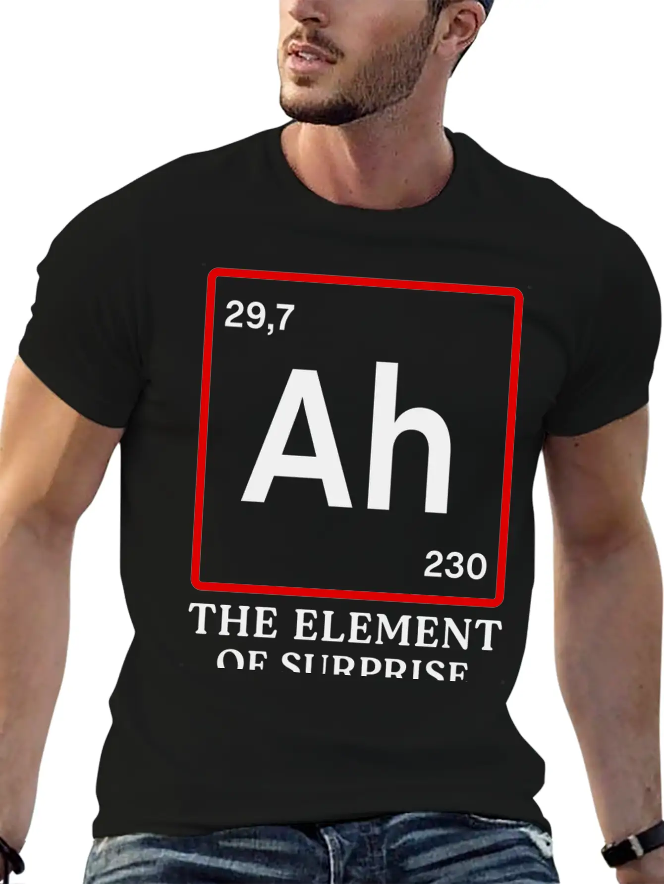 Ah Element Of Surprise Unisex Casual T-Shirt – Clean Design For Daily Comfort