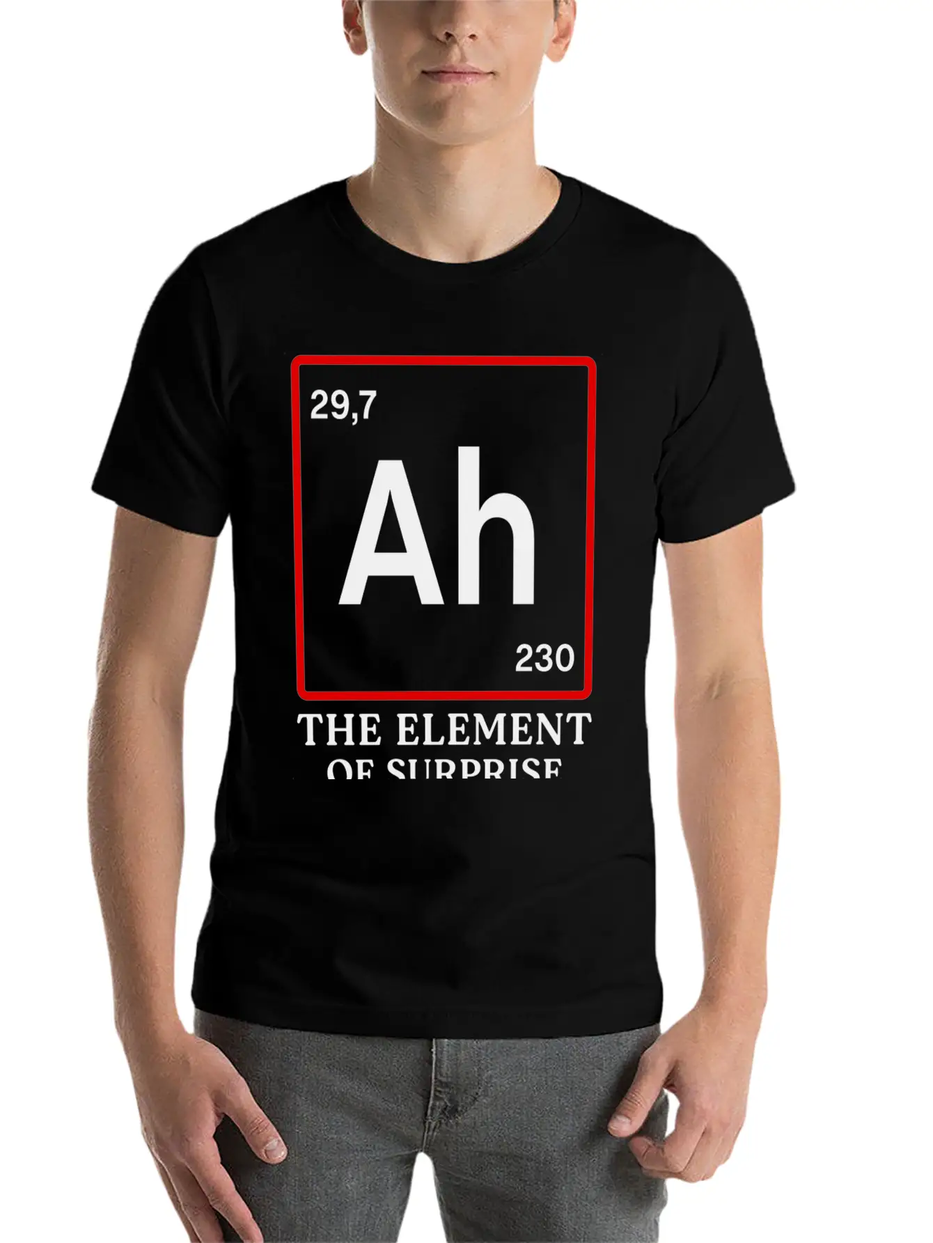 Ah Element Of Surprise Unisex Casual T-Shirt – Clean Design For Daily Comfort