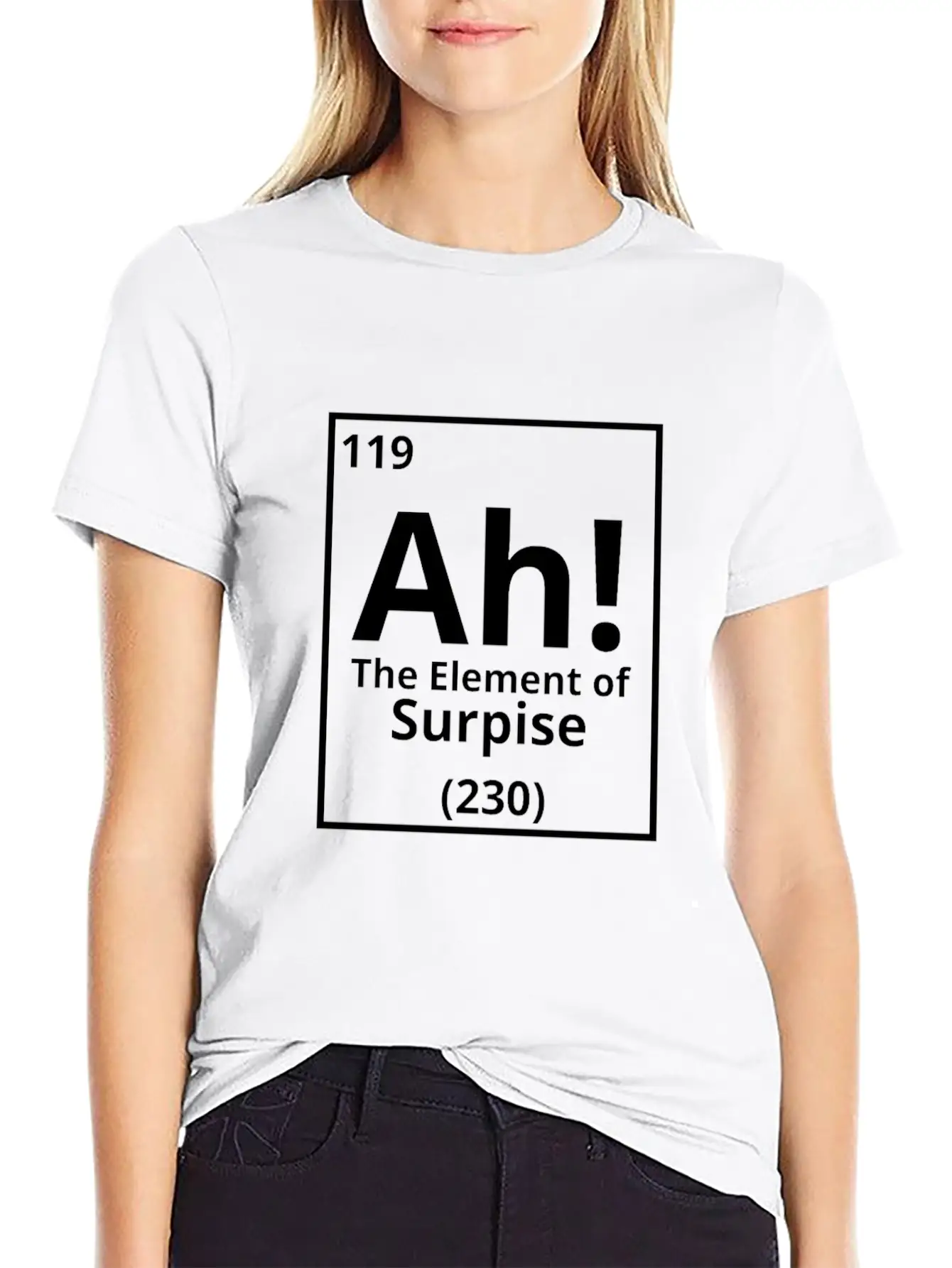 Ah The Element Of Surprise Basic Graphic T-Shirt – Daily Comfort In Soft Cotton