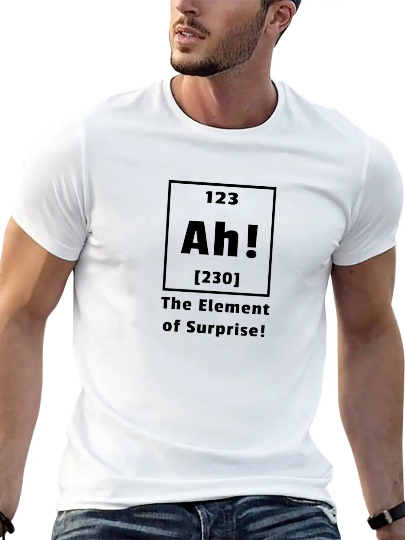 Ah! The Element Of Surprise! Soft Cotton Short Sleeve Tee – Unisex Wardrobe Staple