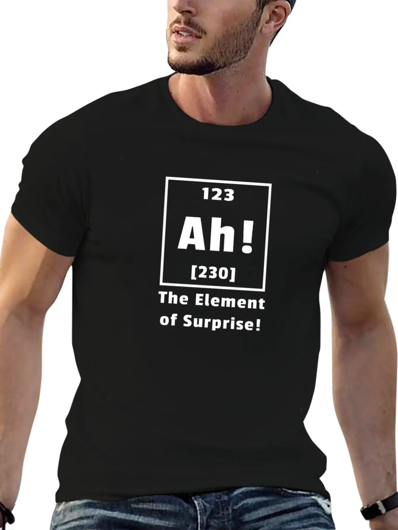Ah! The Element Of Surprise! Soft Cotton Short Sleeve Tee – Unisex Wardrobe Staple