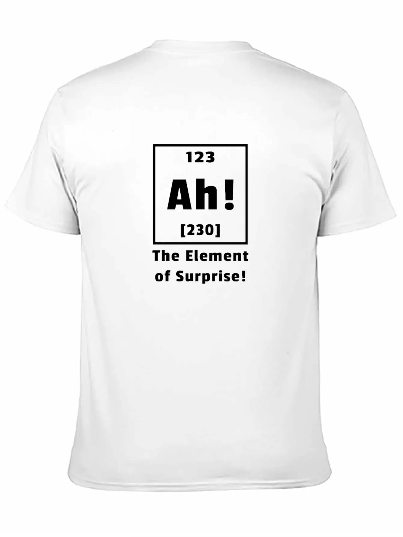 Ah! The Element Of Surprise! Soft Cotton Short Sleeve Tee – Unisex Wardrobe Staple