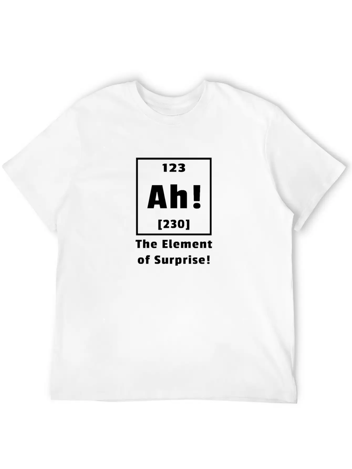 Ah! The Element Of Surprise! Soft Cotton Short Sleeve Tee – Unisex Wardrobe Staple