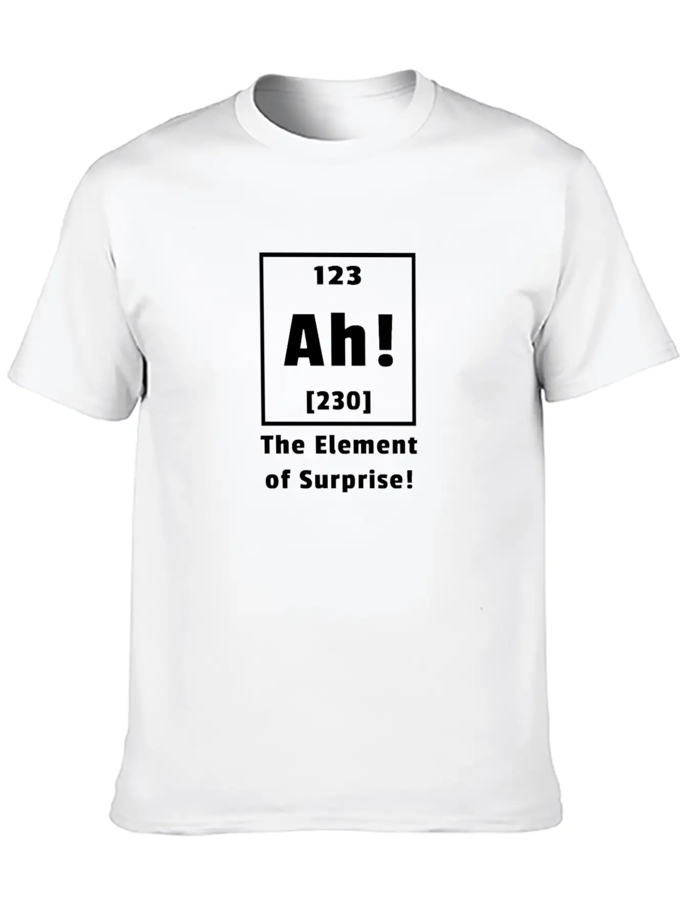 Ah! The Element Of Surprise! Soft Cotton Short Sleeve Tee – Unisex Wardrobe Staple