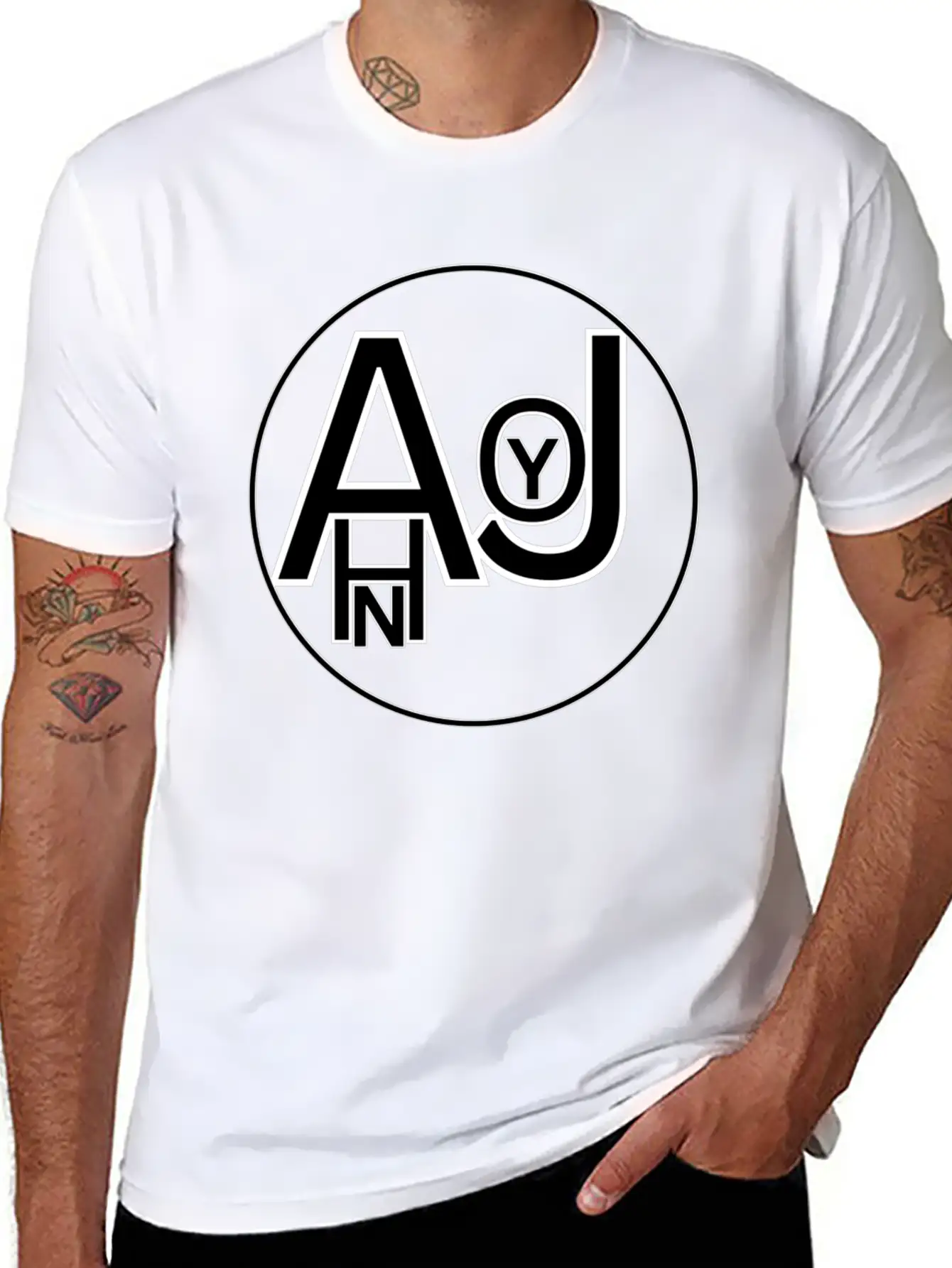 AHN JOY Unisex Casual T-Shirt – Clean Design For Daily Comfort
