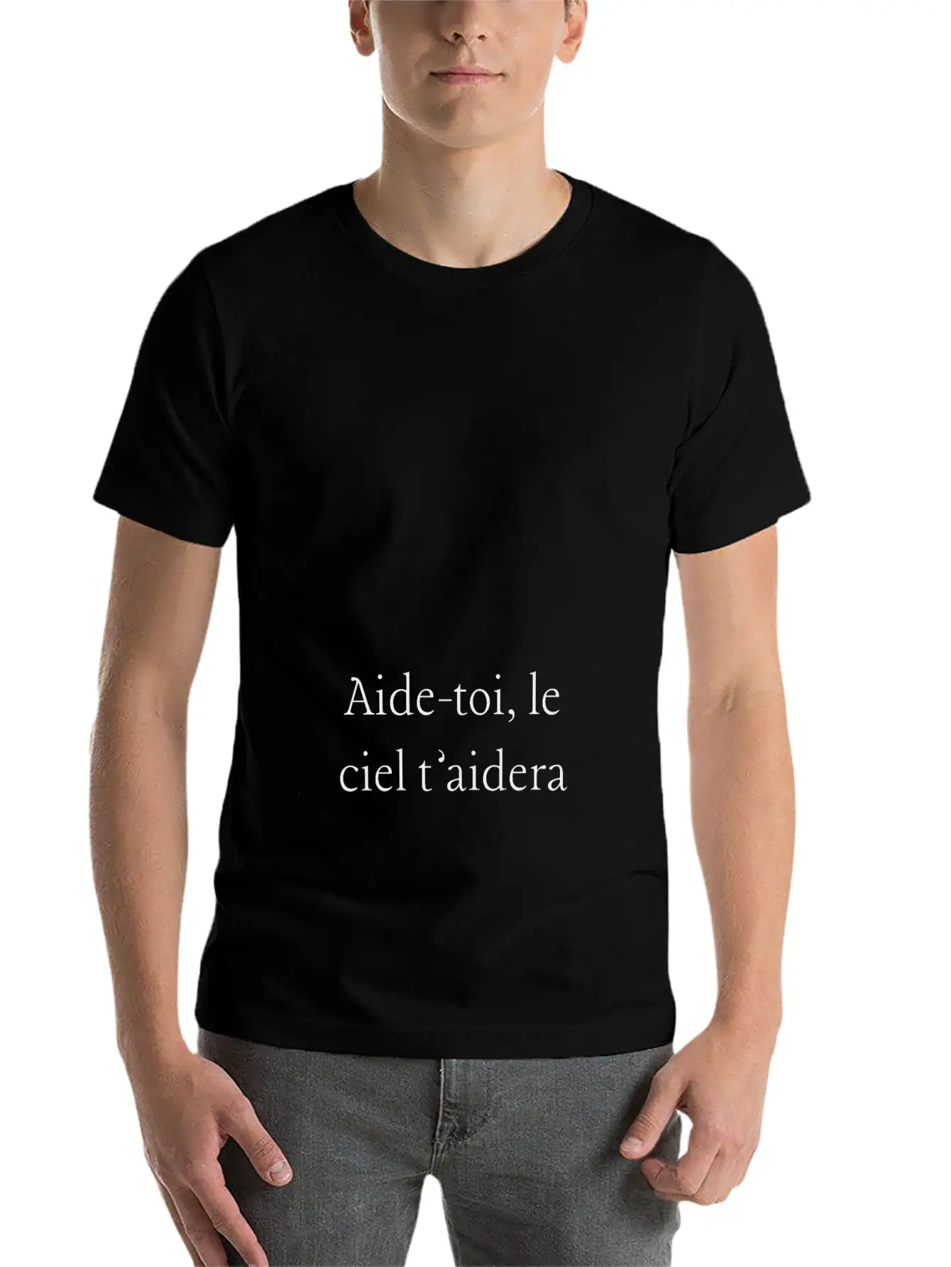 Aide-toi, Le Ciel T'aidera Soft Cotton Short Sleeve Tee – Unisex Wardrobe Staple