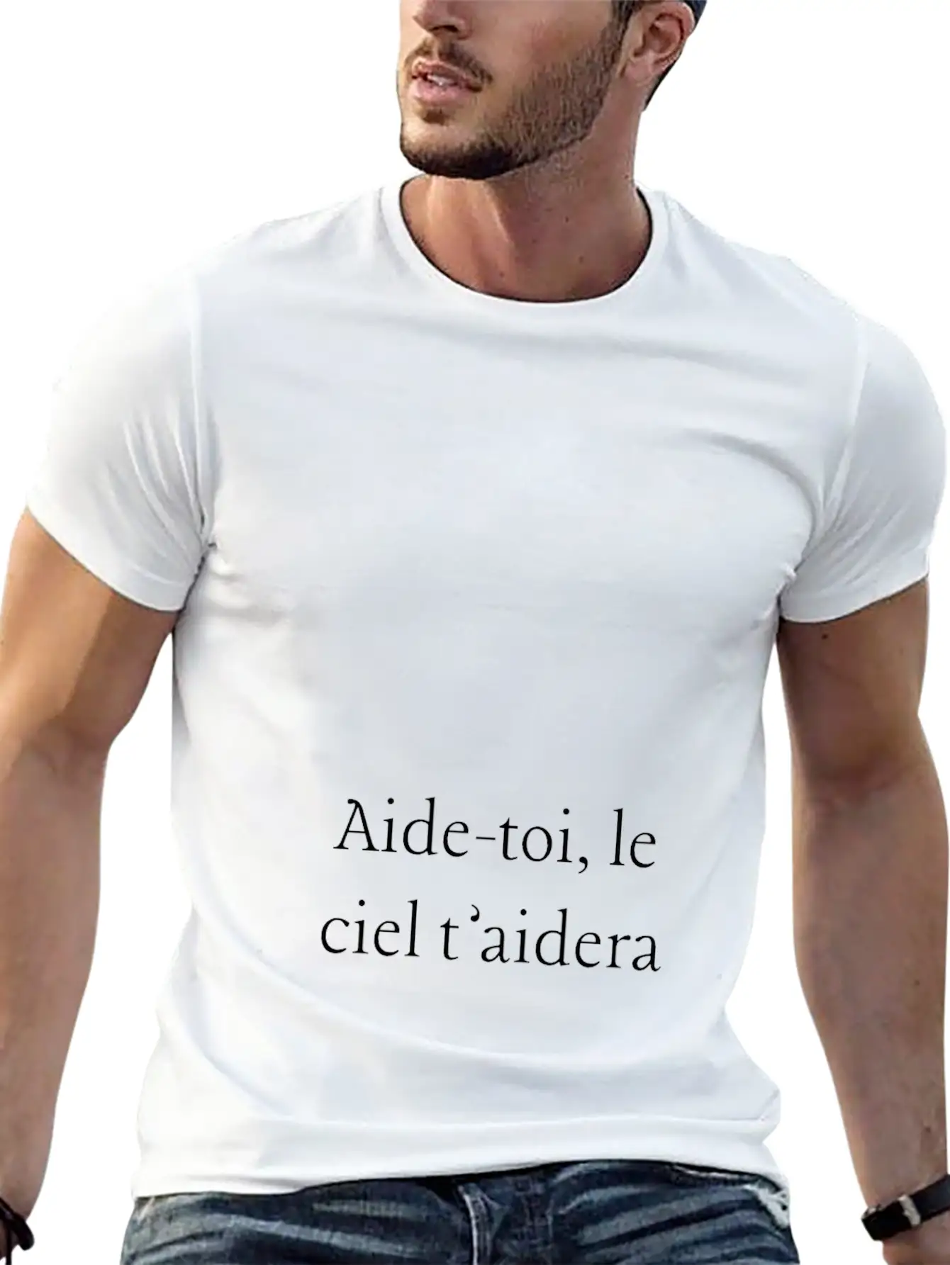 Aide-toi, Le Ciel T'aidera Soft Cotton Short Sleeve Tee – Unisex Wardrobe Staple