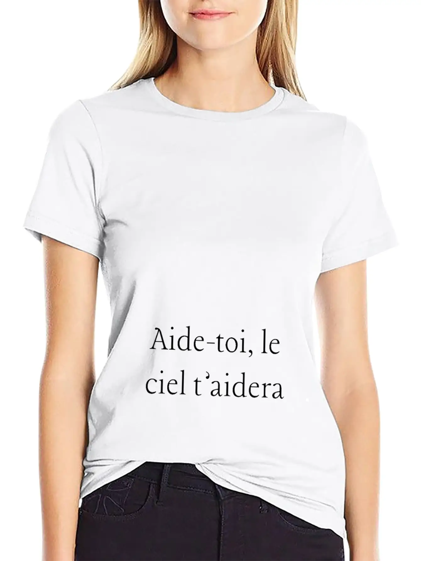 Aide-toi, Le Ciel T'aidera Soft Cotton Short Sleeve Tee – Unisex Wardrobe Staple
