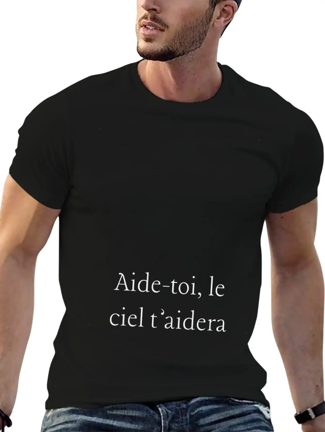 Aide-toi, Le Ciel T'aidera Soft Cotton Short Sleeve Tee – Unisex Wardrobe Staple