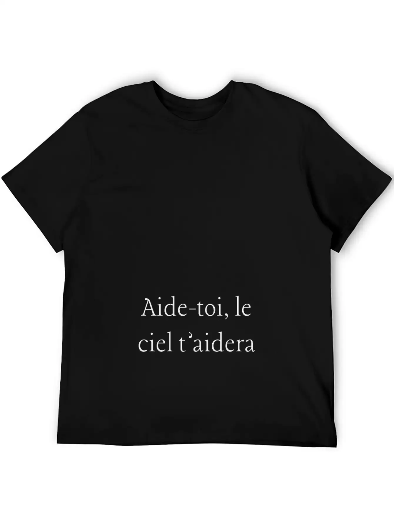 Aide-toi, Le Ciel T'aidera Soft Cotton Short Sleeve Tee – Unisex Wardrobe Staple