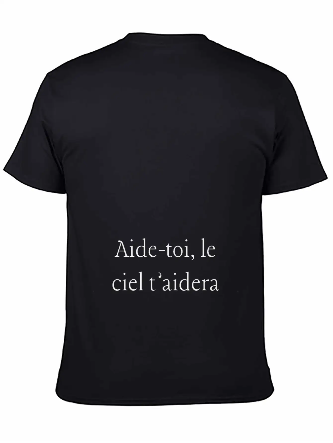 Aide-toi, Le Ciel T'aidera Soft Cotton Short Sleeve Tee – Unisex Wardrobe Staple