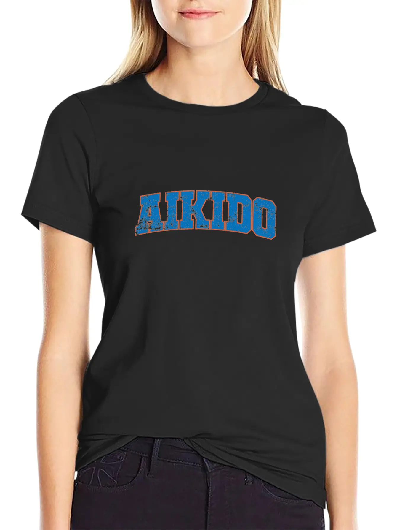 Aikido Sport Training Martial Arts Essential Cotton Tee For Daily Outfits – Unisex Style