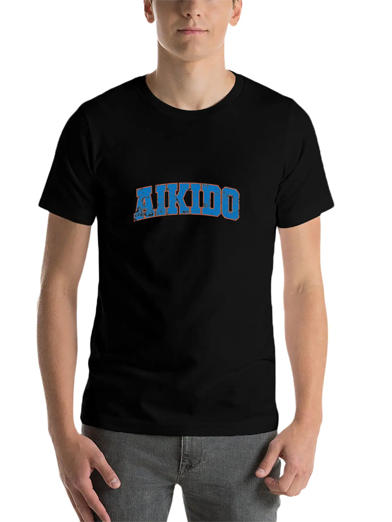 Aikido Sport Training Martial Arts Essential Cotton Tee For Daily Outfits – Unisex Style