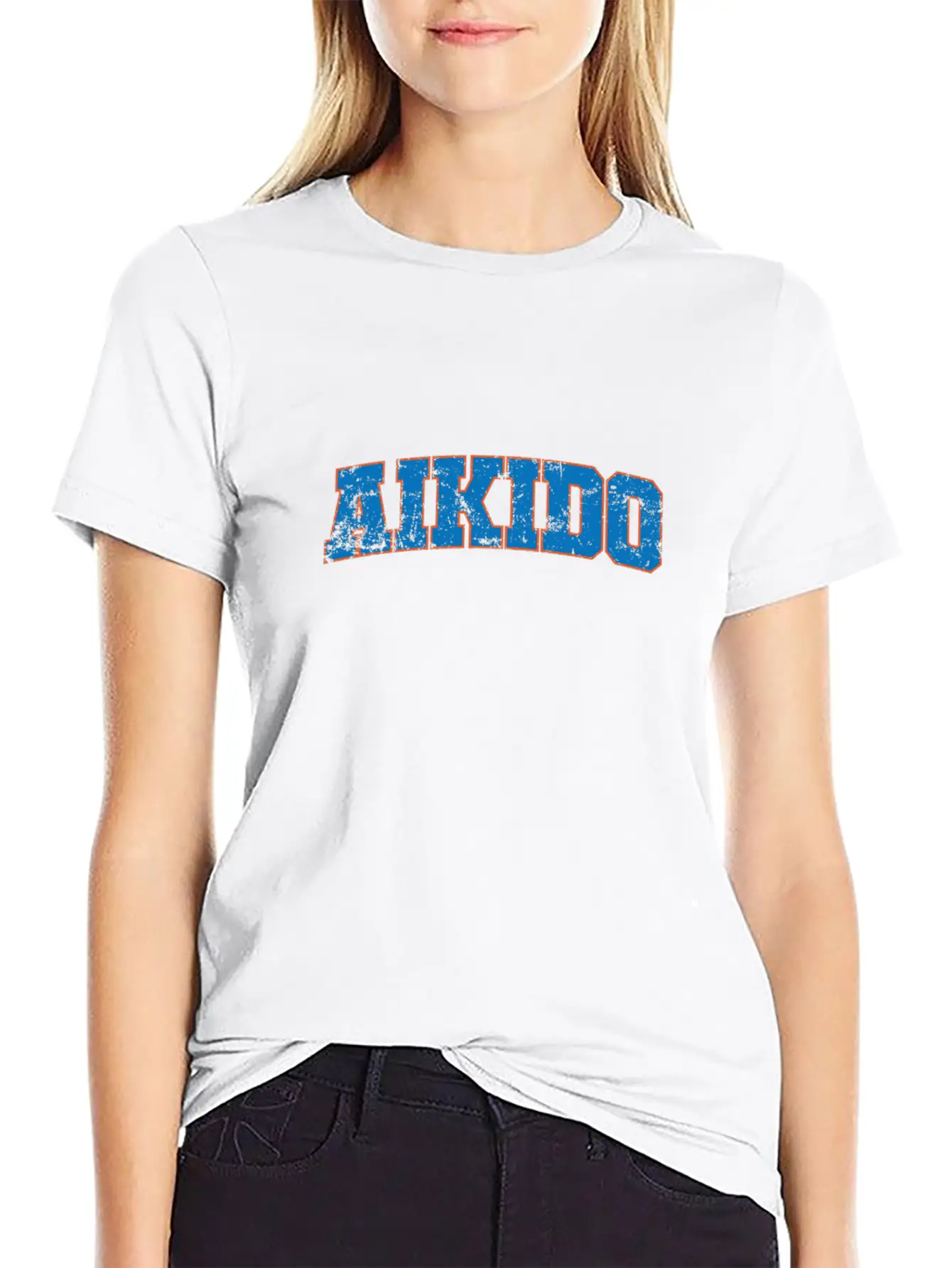 Aikido Sport Training Martial Arts Essential Cotton Tee For Daily Outfits – Unisex Style