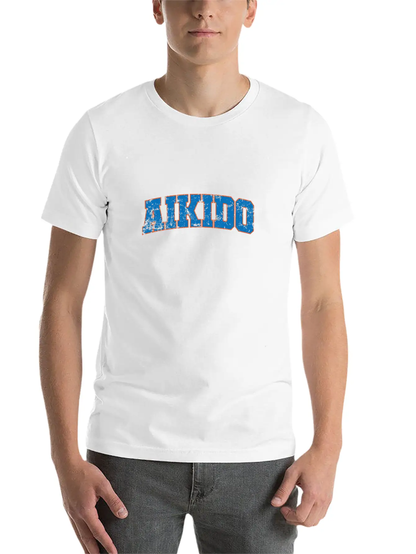 Aikido Sport Training Martial Arts Essential Cotton Tee For Daily Outfits – Unisex Style