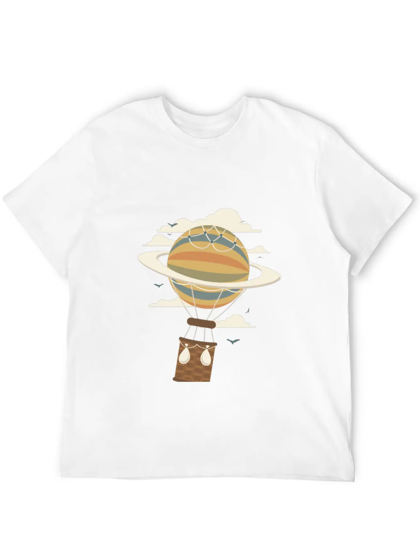 Air Baloon Essential Cotton Tee For Daily Outfits – Unisex Style