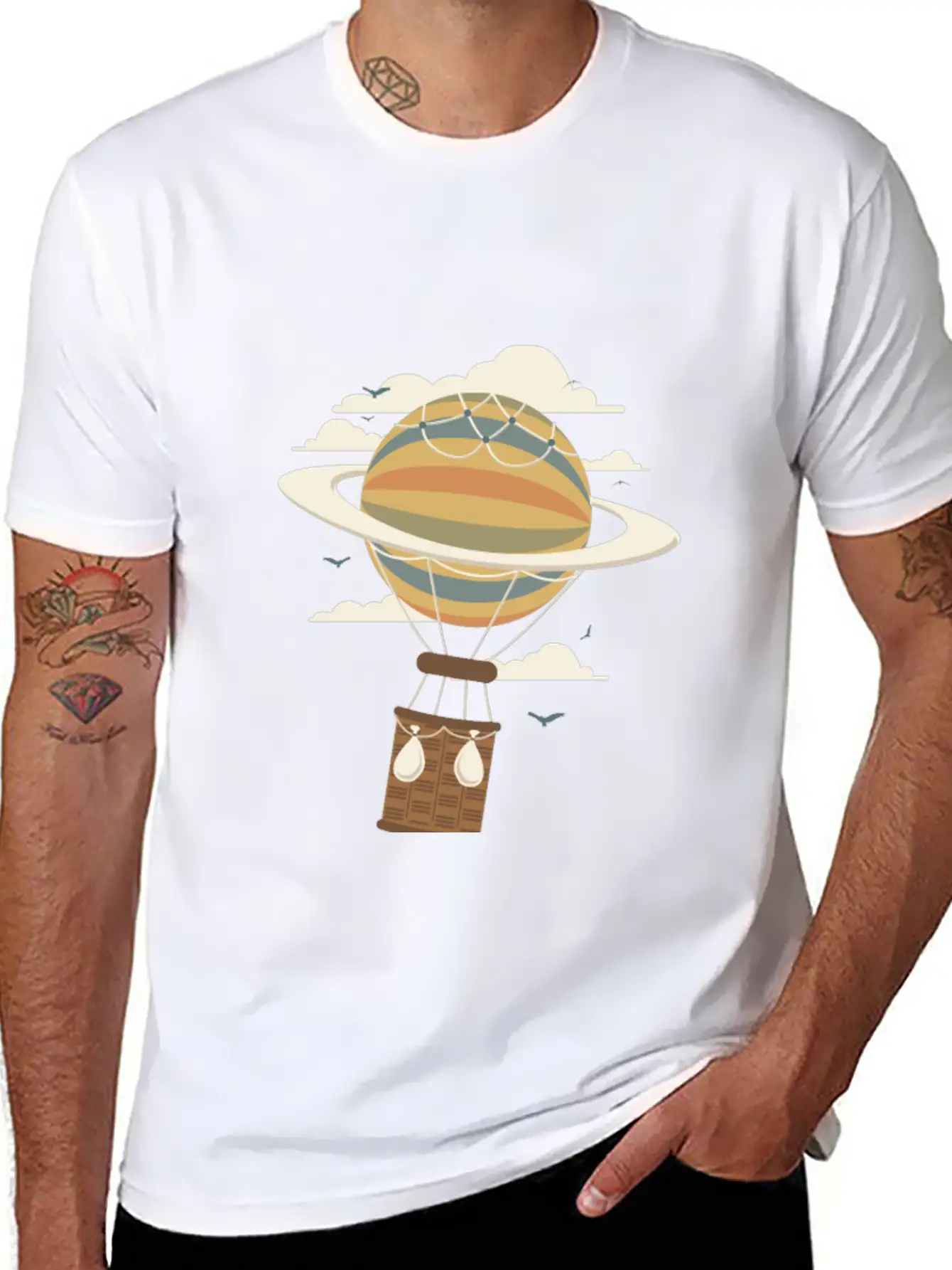 Air Baloon Essential Cotton Tee For Daily Outfits – Unisex Style