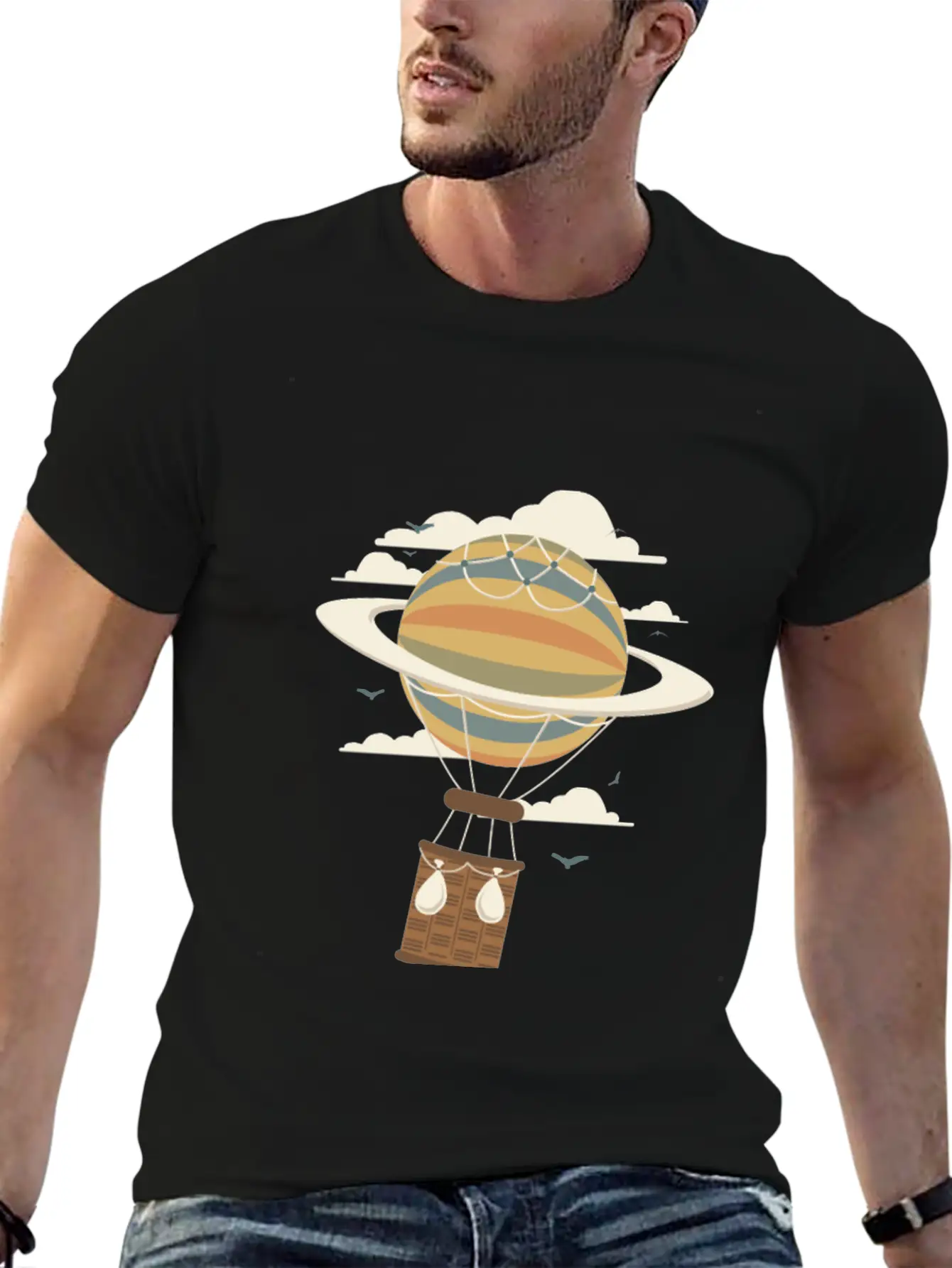 Air Baloon Essential Cotton Tee For Daily Outfits – Unisex Style