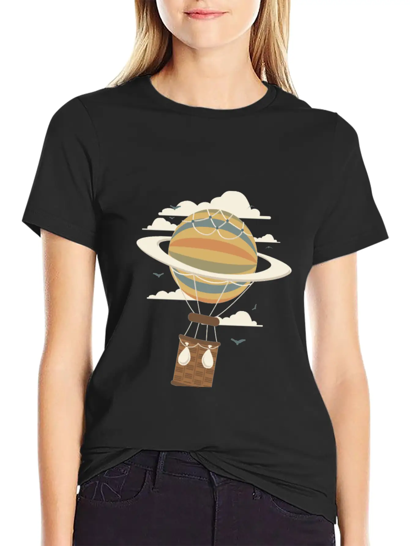 Air Baloon Essential Cotton Tee For Daily Outfits – Unisex Style