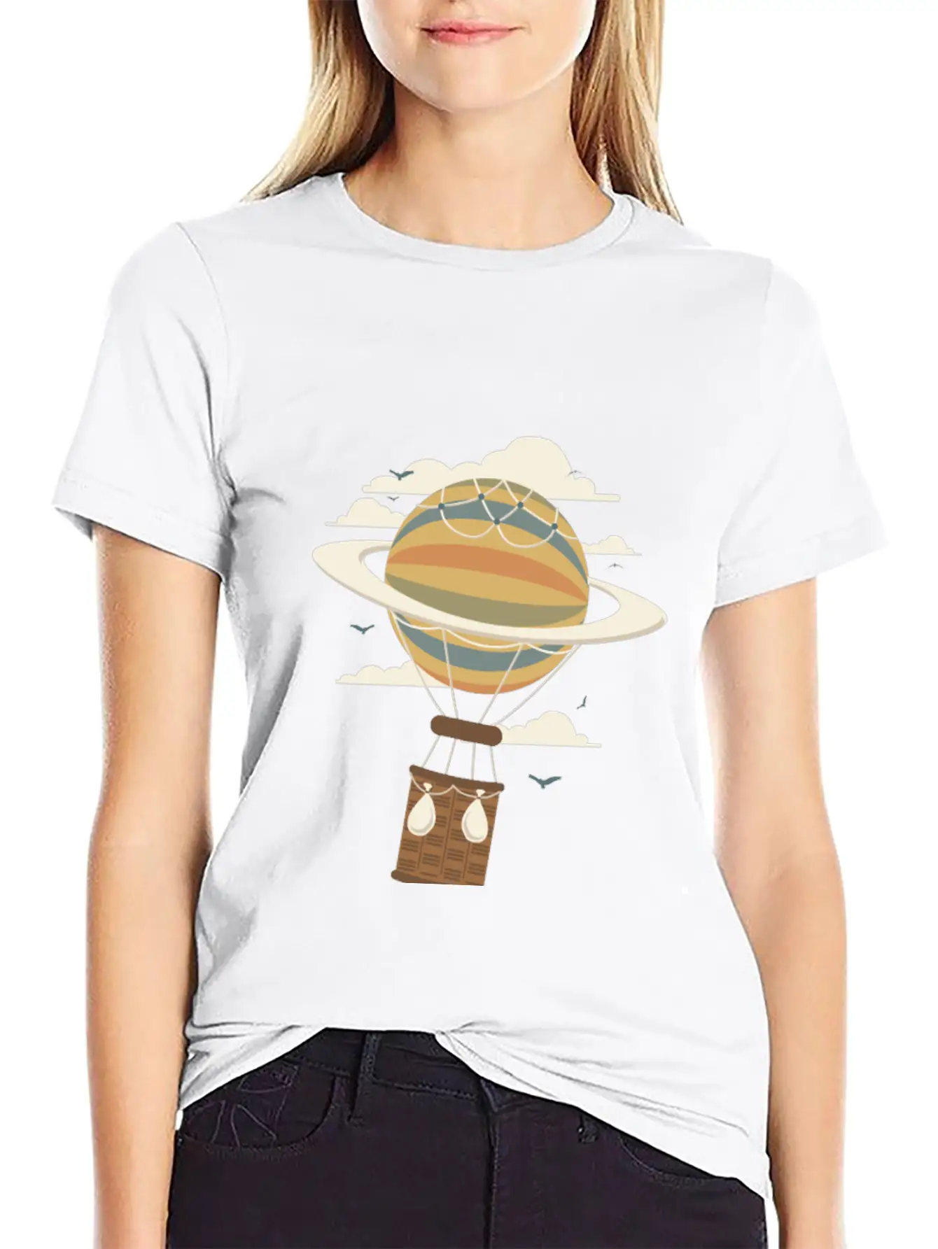 Air Baloon Essential Cotton Tee For Daily Outfits – Unisex Style