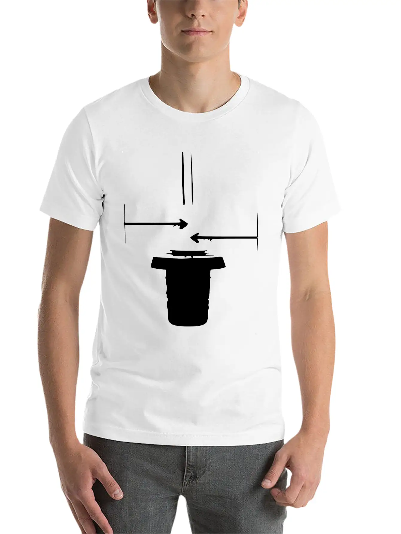 Air Intake Holes Unisex Casual T-Shirt – Clean Design For Daily Comfort