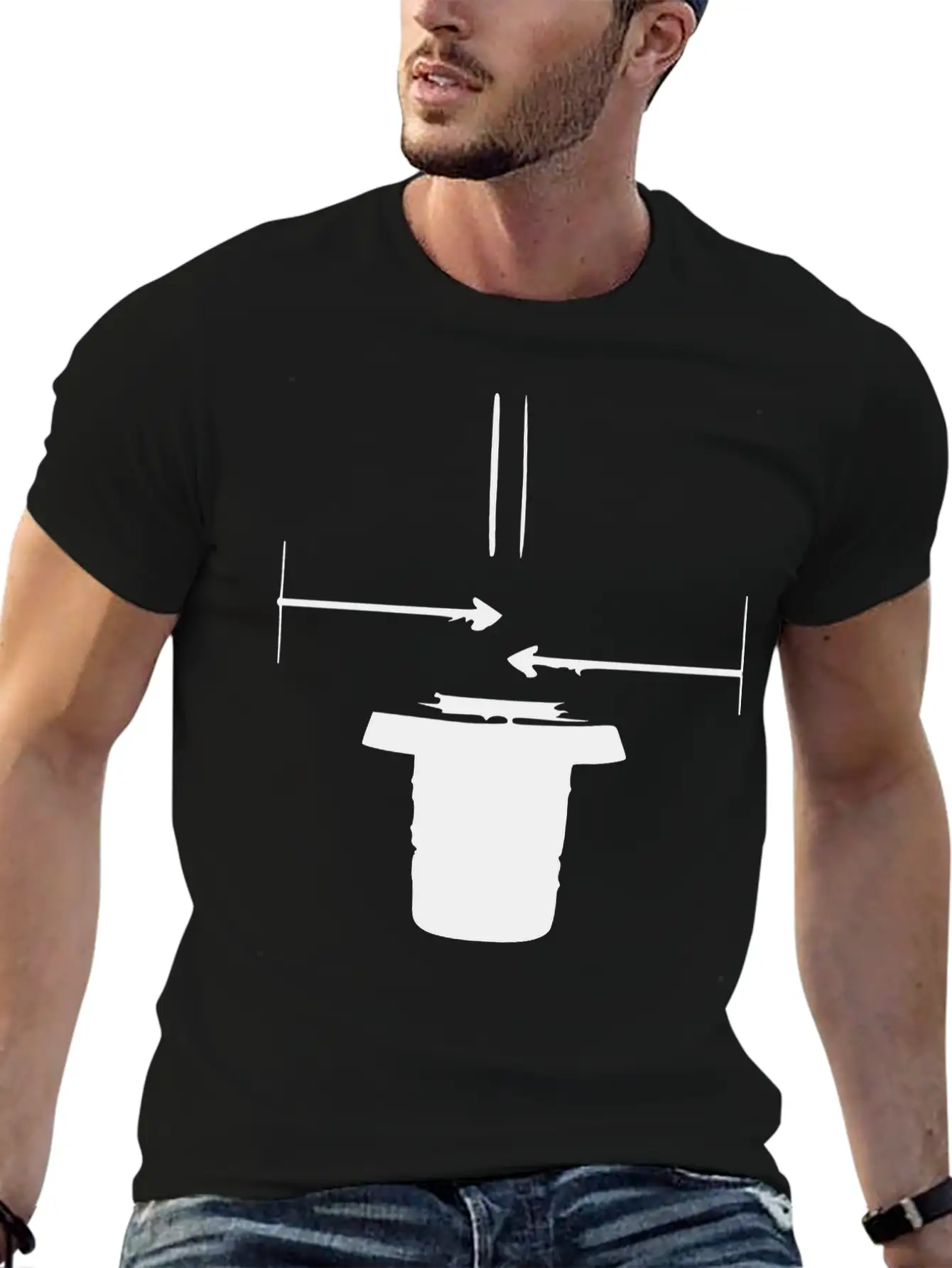 Air Intake Holes Unisex Casual T-Shirt – Clean Design For Daily Comfort