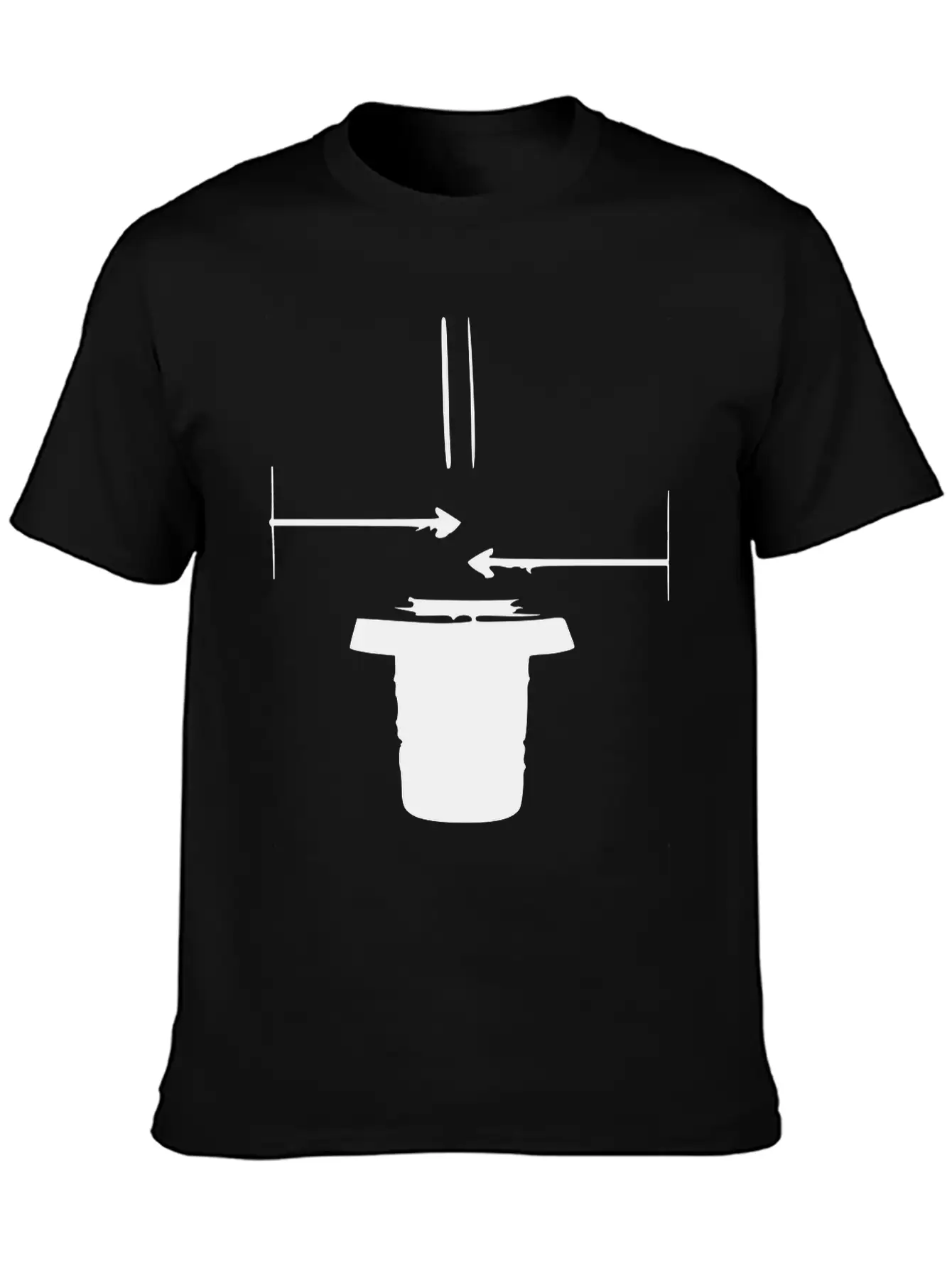 Air Intake Holes Unisex Casual T-Shirt – Clean Design For Daily Comfort