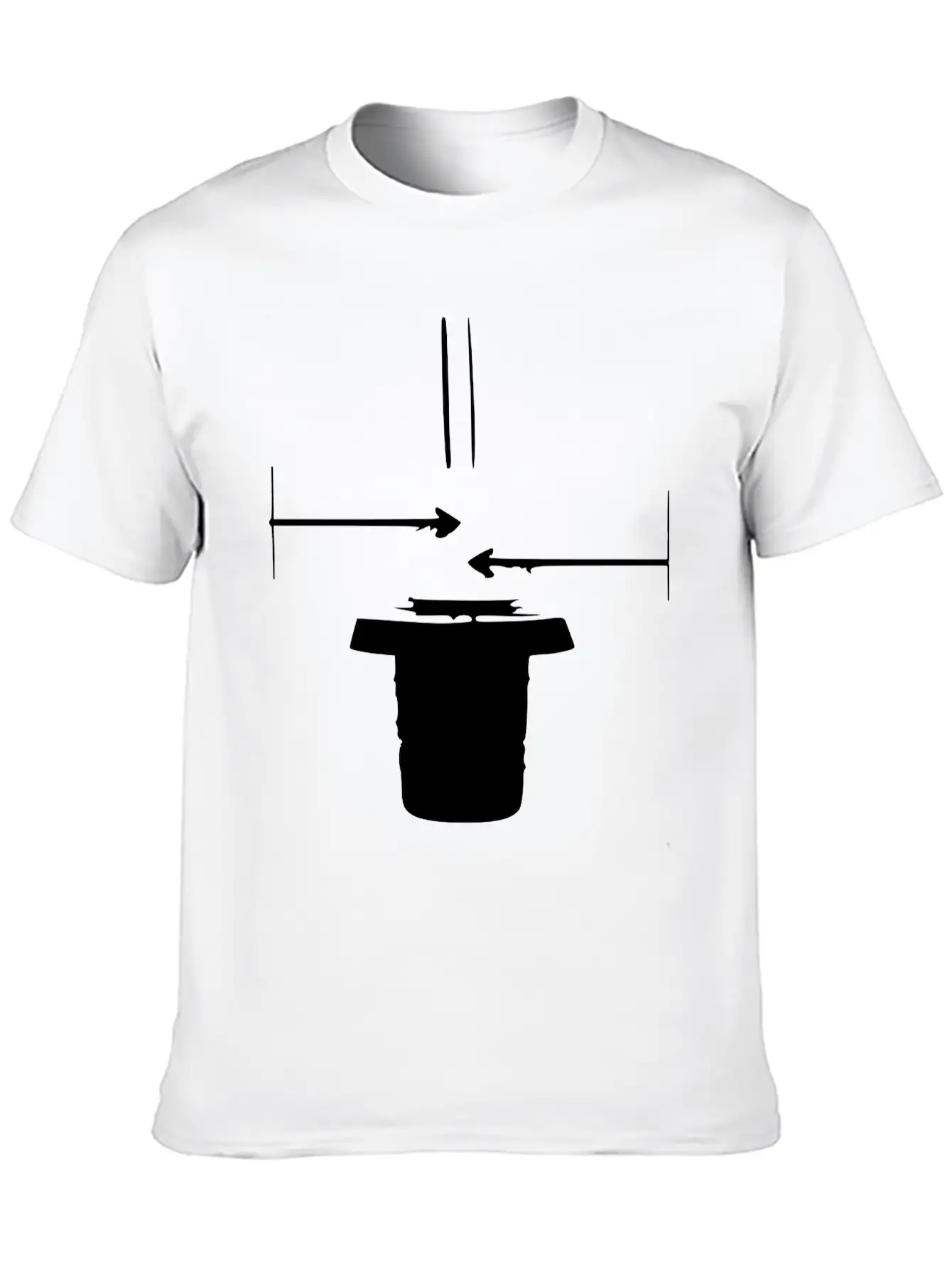 Air Intake Holes Unisex Casual T-Shirt – Clean Design For Daily Comfort