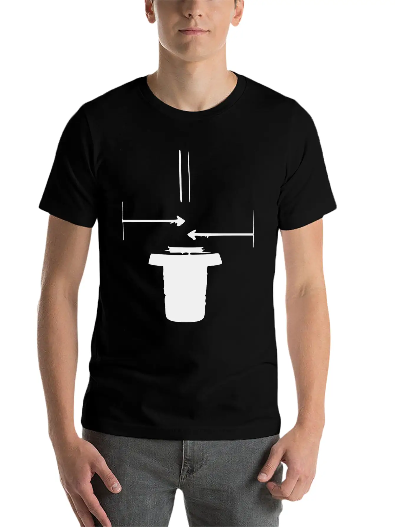 Air Intake Holes Unisex Casual T-Shirt – Clean Design For Daily Comfort