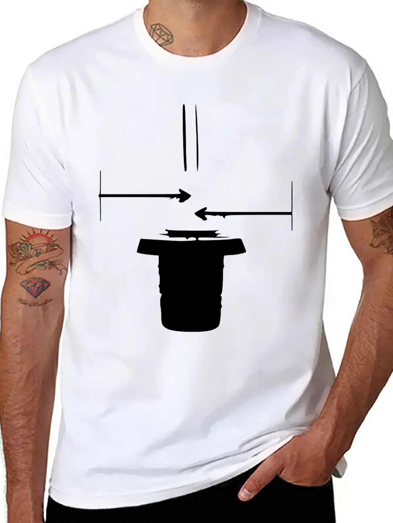 Air Intake Holes Unisex Casual T-Shirt – Clean Design For Daily Comfort