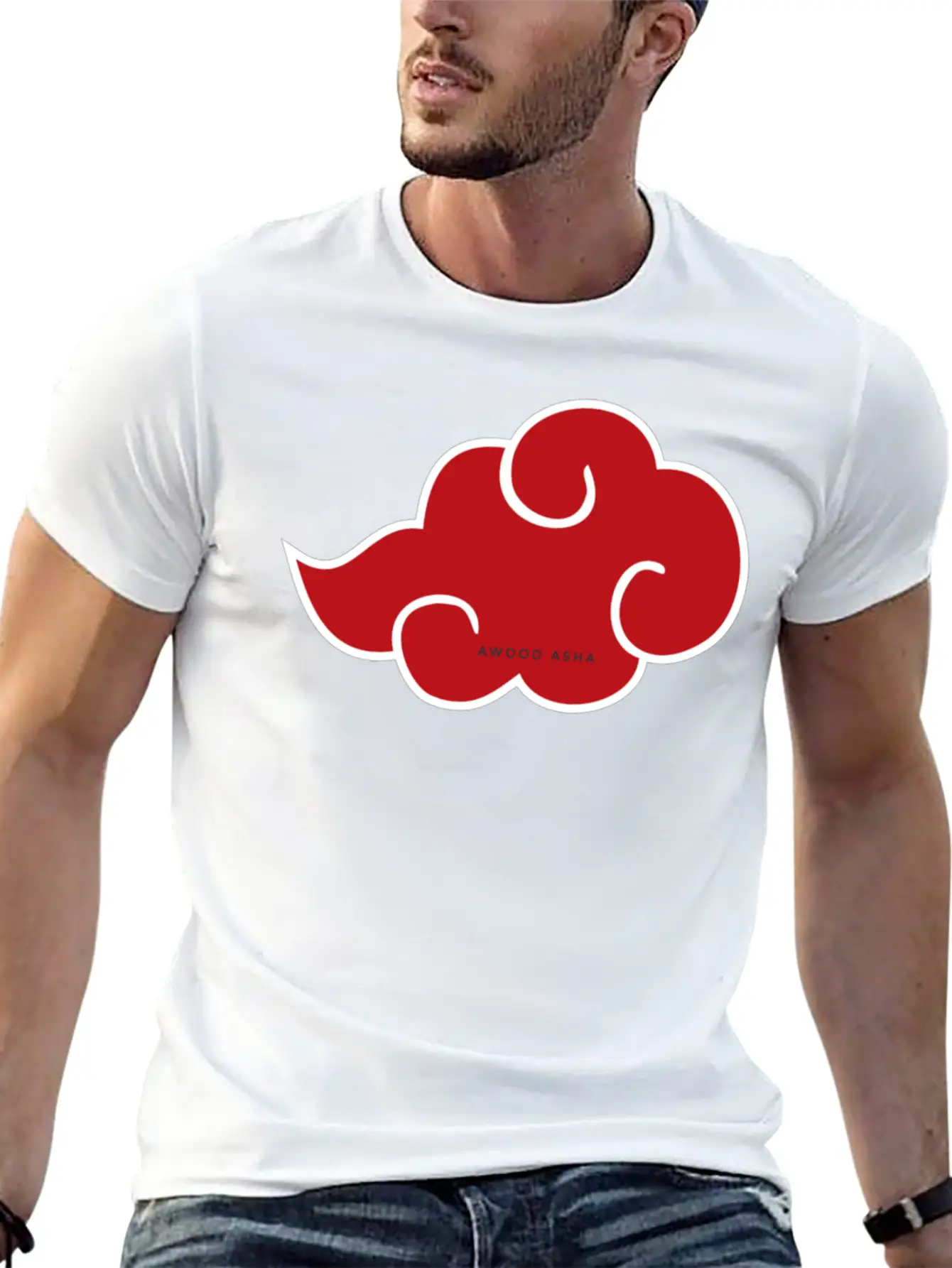 Akatsukii Cloud Lightweight Cotton T-Shirt – Daily Comfort Graphic Shirt
