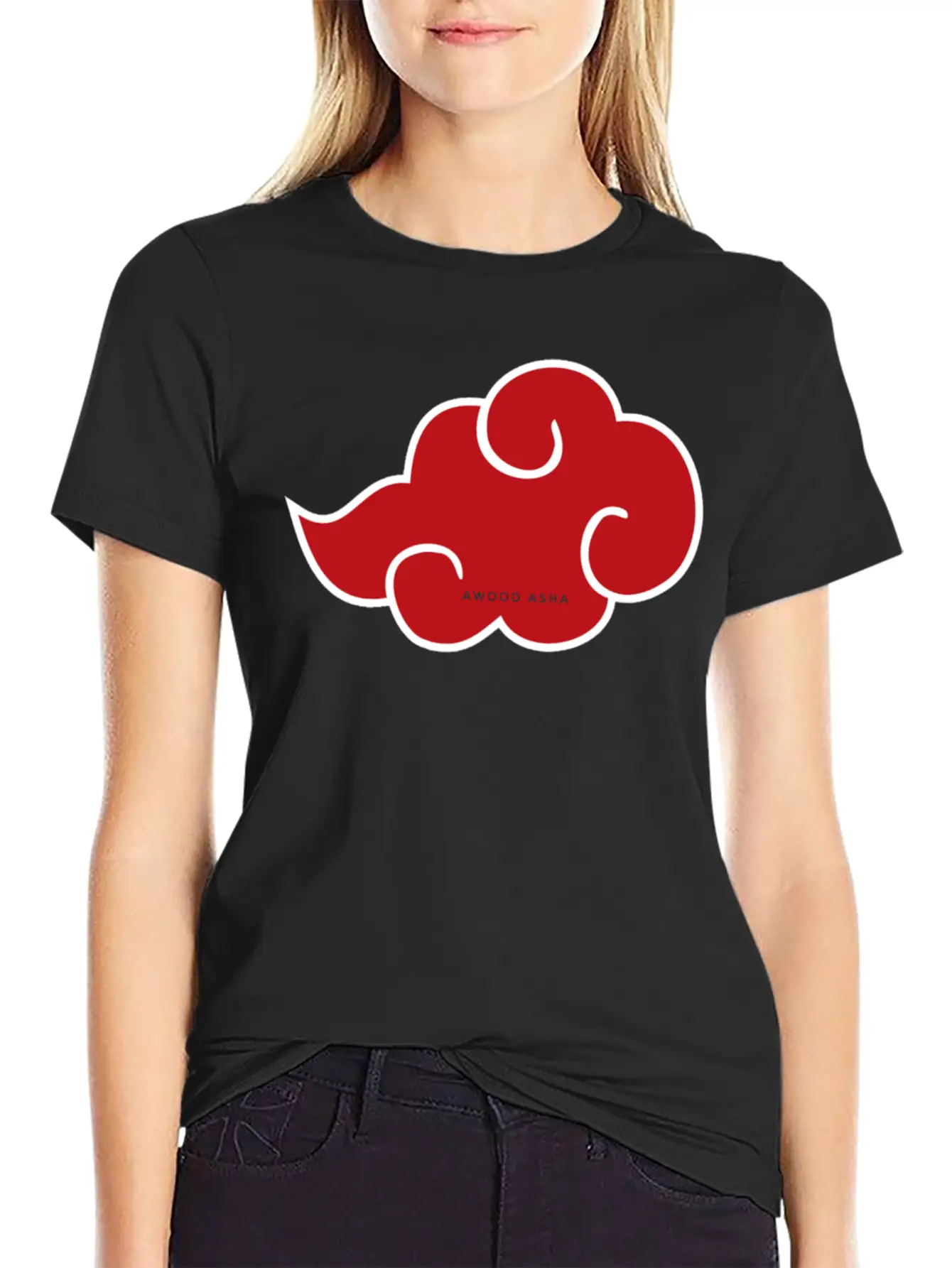 Akatsukii Cloud Lightweight Cotton T-Shirt – Daily Comfort Graphic Shirt