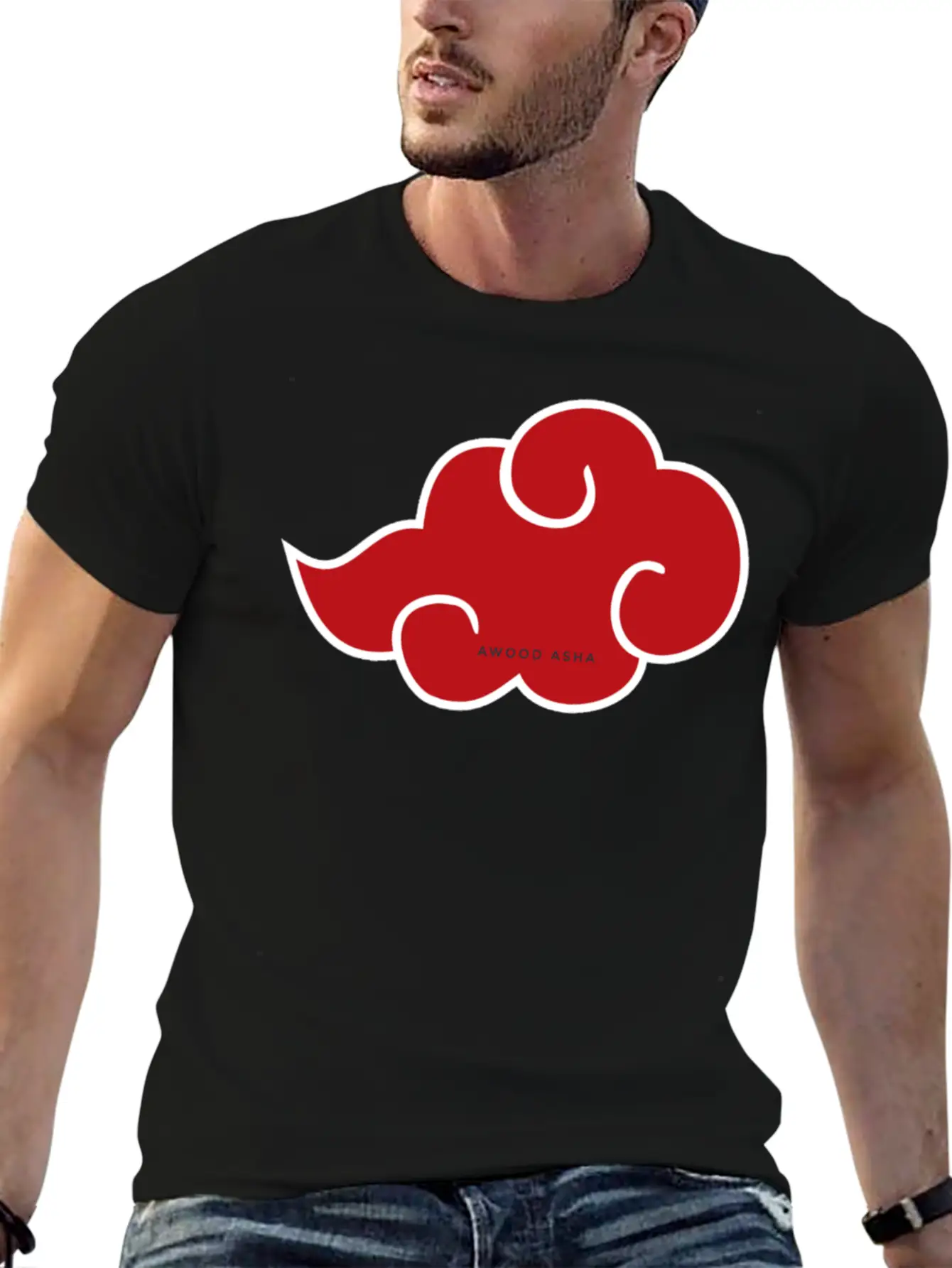 Akatsukii Cloud Lightweight Cotton T-Shirt – Daily Comfort Graphic Shirt