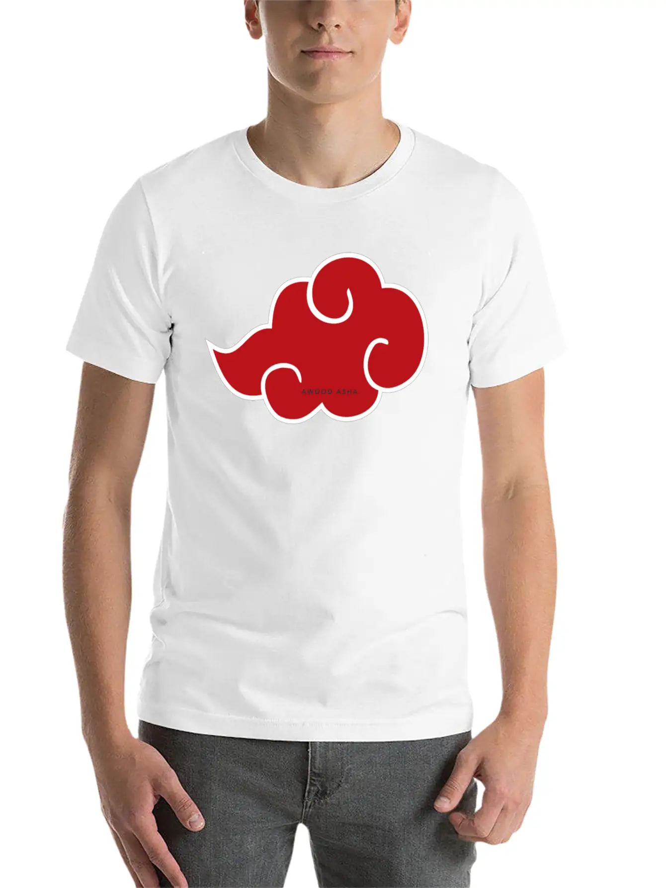Akatsukii Cloud Lightweight Cotton T-Shirt – Daily Comfort Graphic Shirt