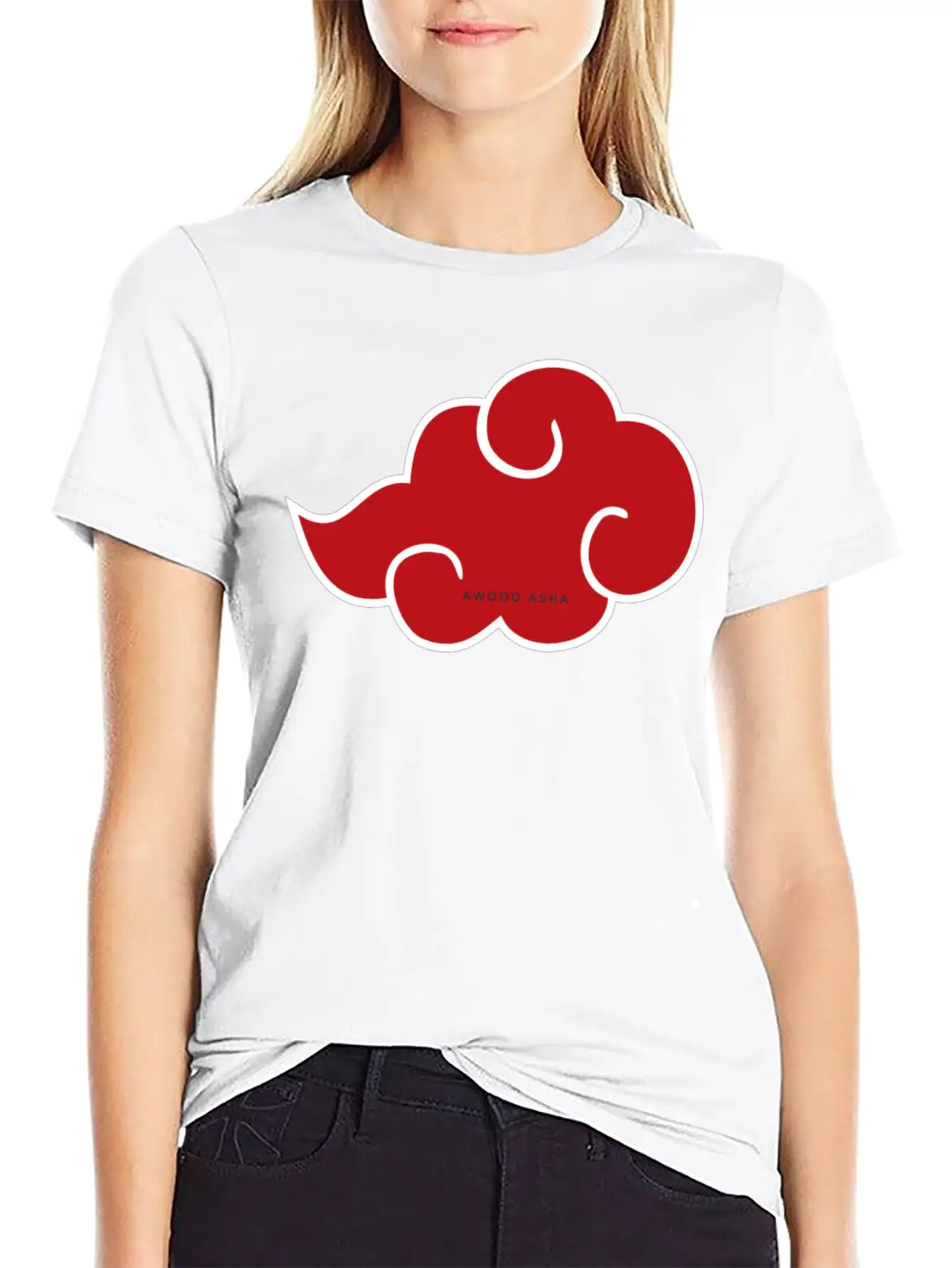 Akatsukii Cloud Lightweight Cotton T-Shirt – Daily Comfort Graphic Shirt