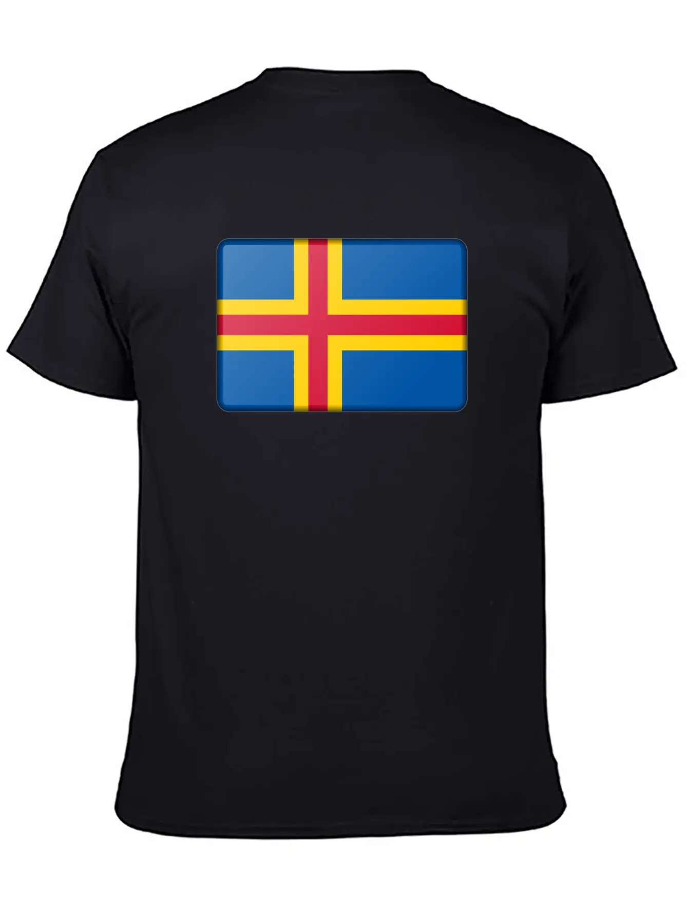 Aland Island Flag Classic Fit Graphic Tee For Daily Comfort – Unisex Cotton Shirt