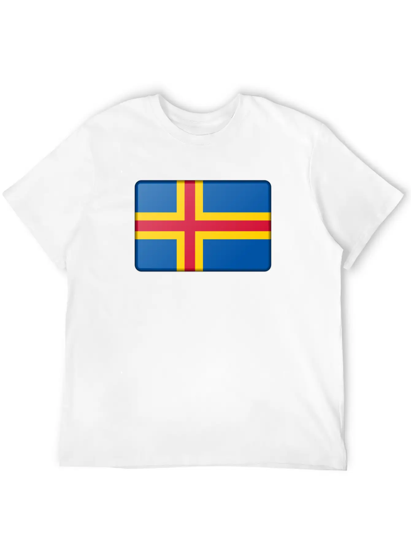 Aland Island Flag Classic Fit Graphic Tee For Daily Comfort – Unisex Cotton Shirt