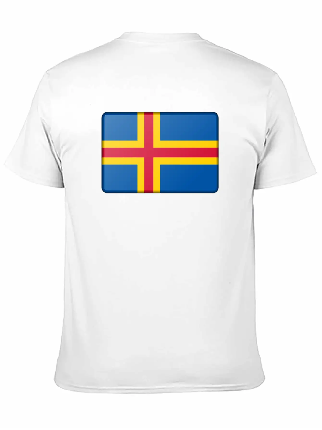 Aland Island Flag Classic Fit Graphic Tee For Daily Comfort – Unisex Cotton Shirt