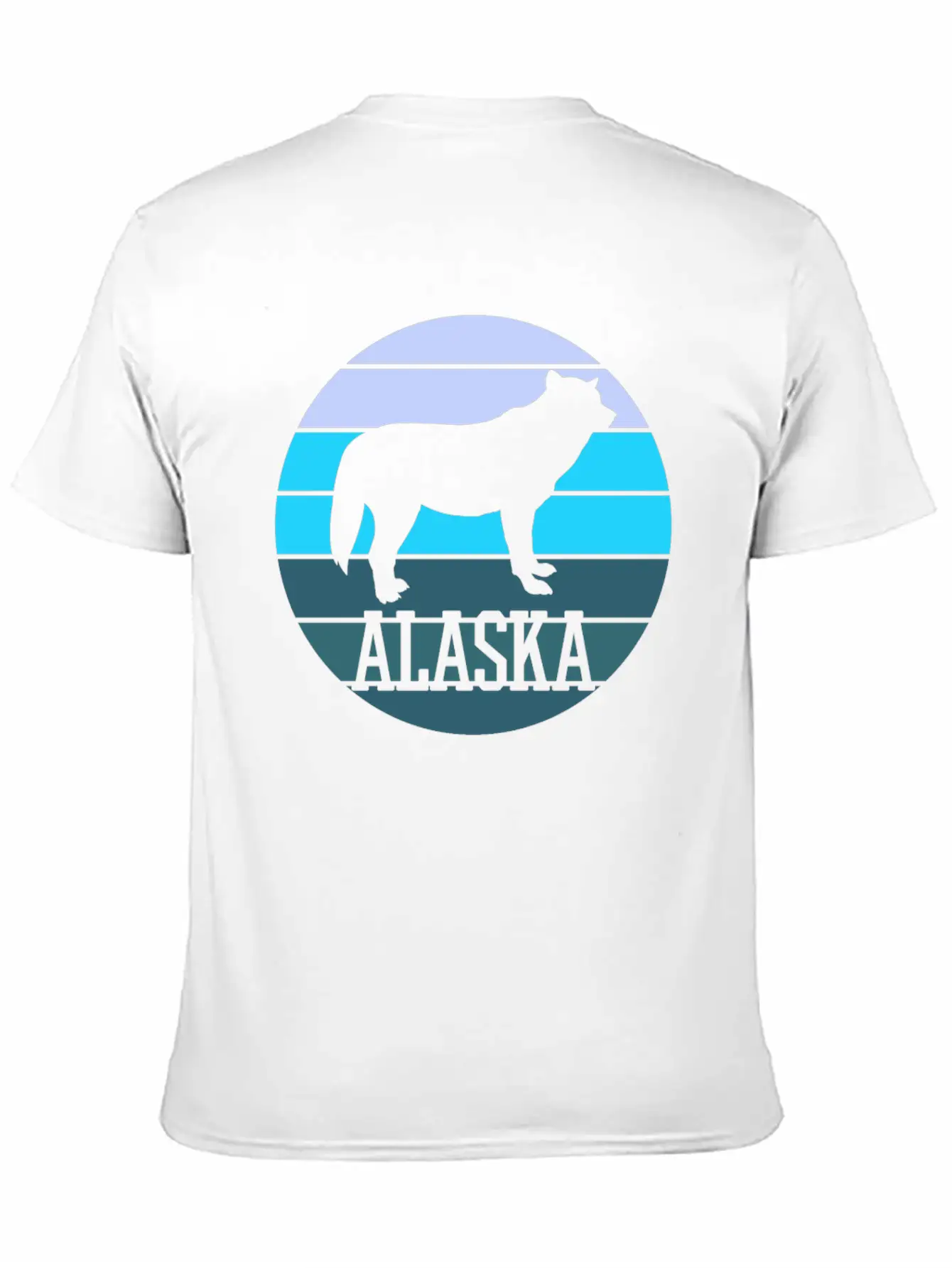 Alaska Country Wolf Classic Fit Graphic Tee For Daily Comfort – Unisex Cotton Shirt