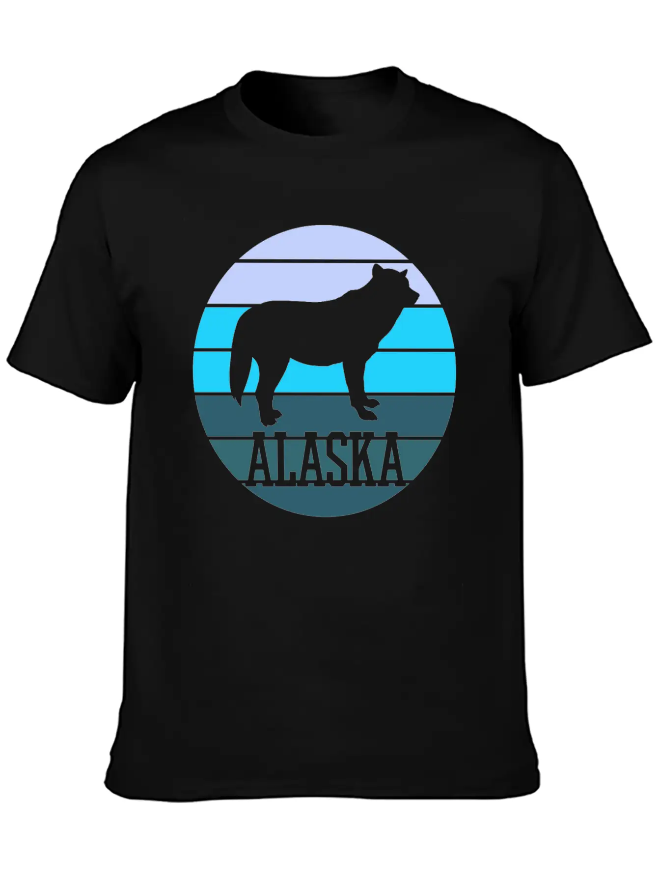 Alaska Country Wolf Classic Fit Graphic Tee For Daily Comfort – Unisex Cotton Shirt