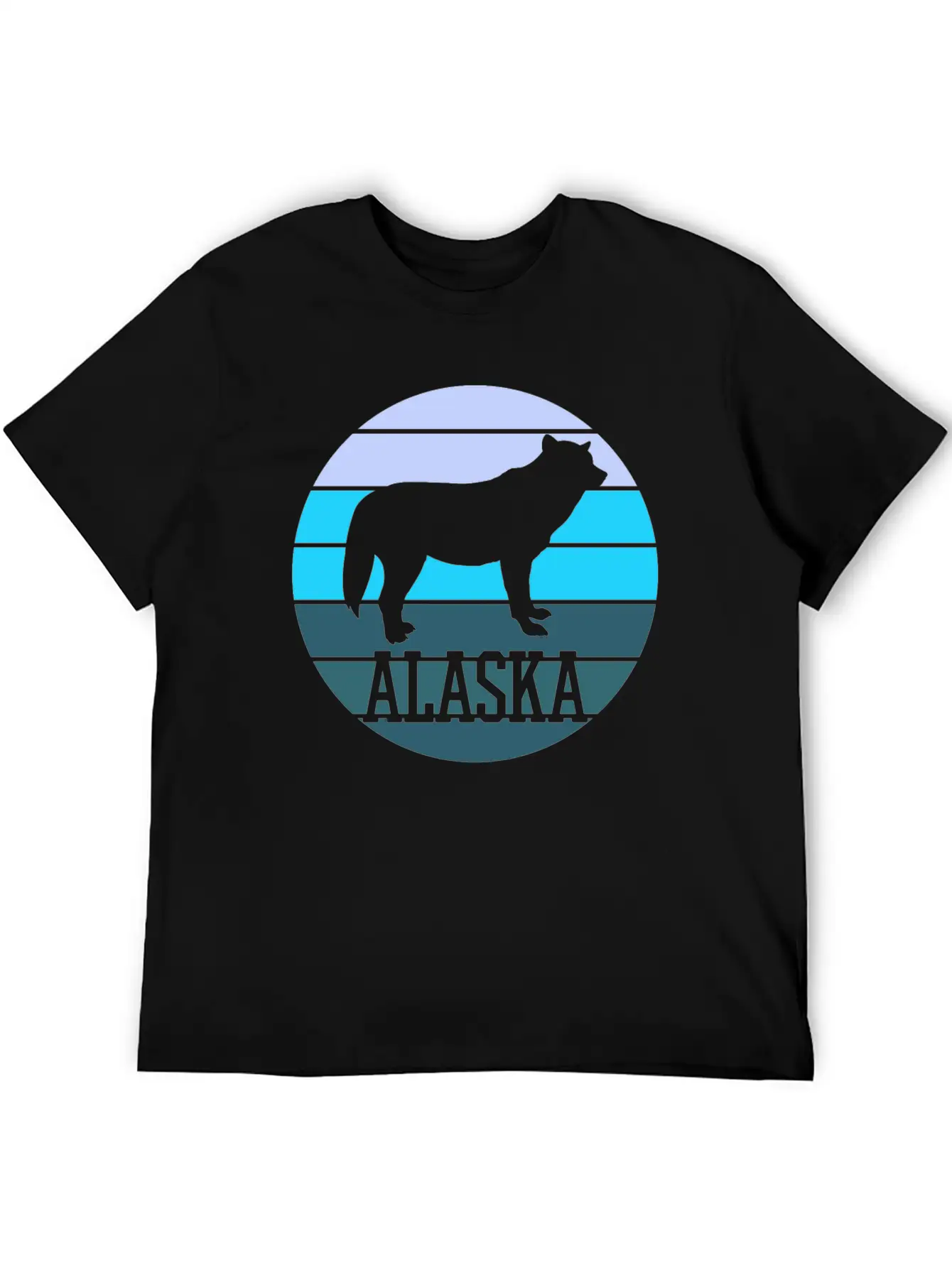 Alaska Country Wolf Classic Fit Graphic Tee For Daily Comfort – Unisex Cotton Shirt