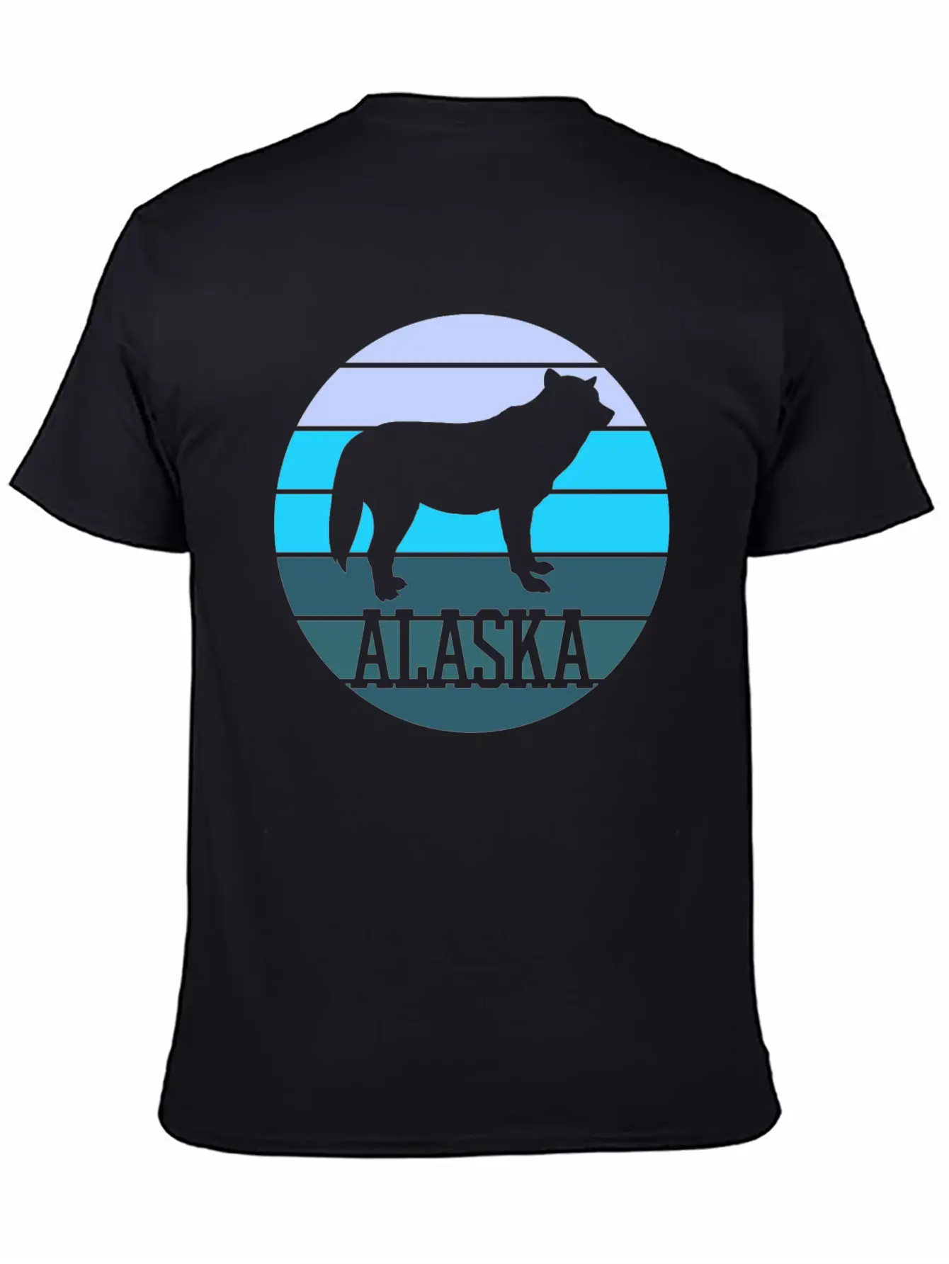 Alaska Country Wolf Classic Fit Graphic Tee For Daily Comfort – Unisex Cotton Shirt