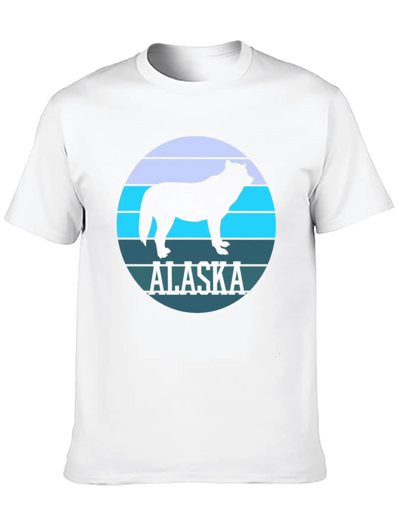 Alaska Country Wolf Classic Fit Graphic Tee For Daily Comfort – Unisex Cotton Shirt