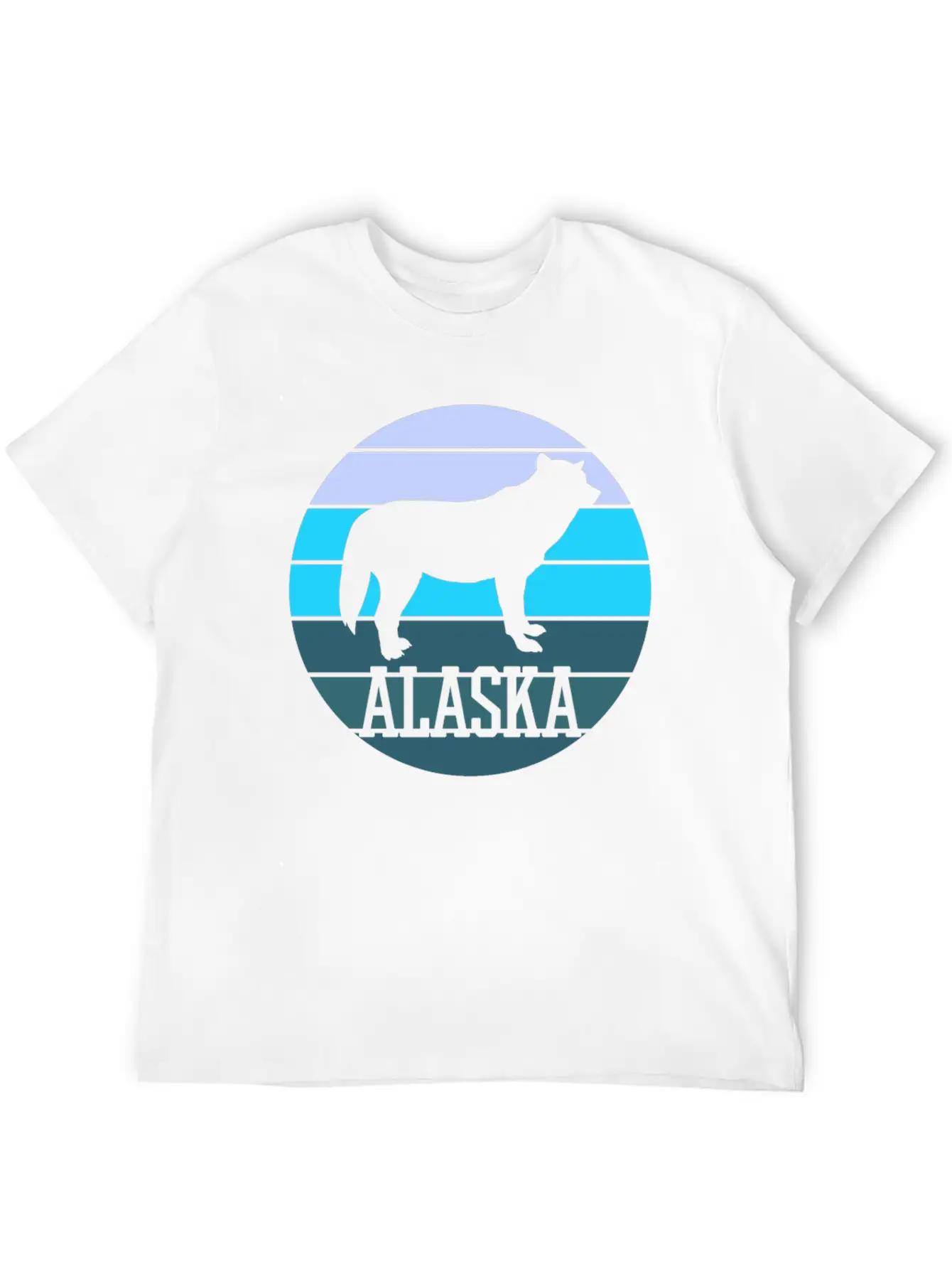 Alaska Country Wolf Classic Fit Graphic Tee For Daily Comfort – Unisex Cotton Shirt