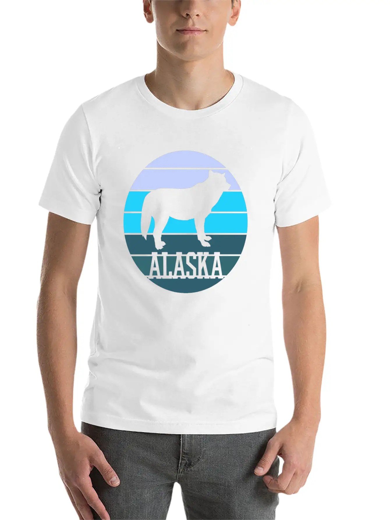 Alaska Country Wolf Classic Fit Graphic Tee For Daily Comfort – Unisex Cotton Shirt