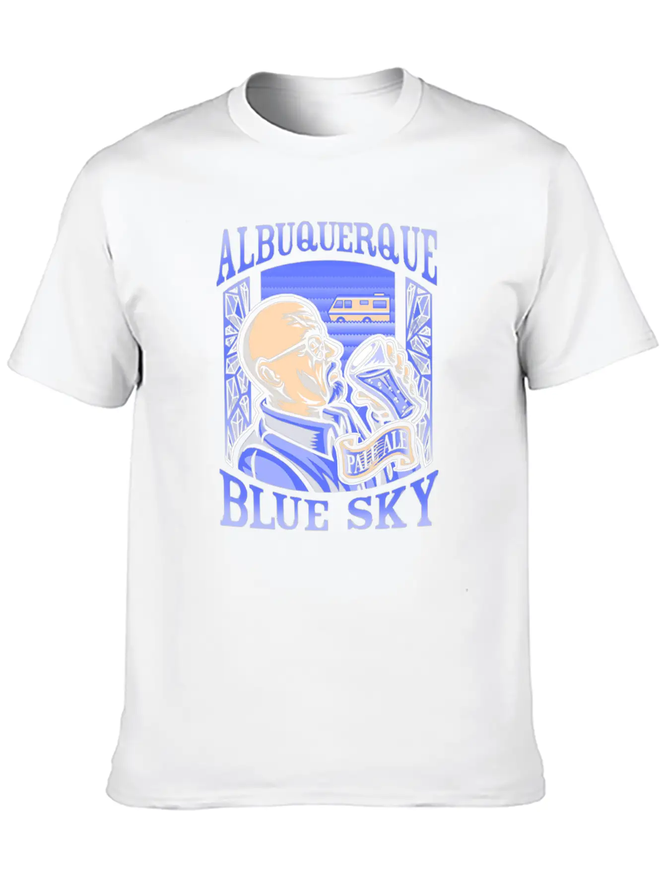 Albuquerque Blue Sky Essential Cotton Tee For Daily Outfits – Unisex Style