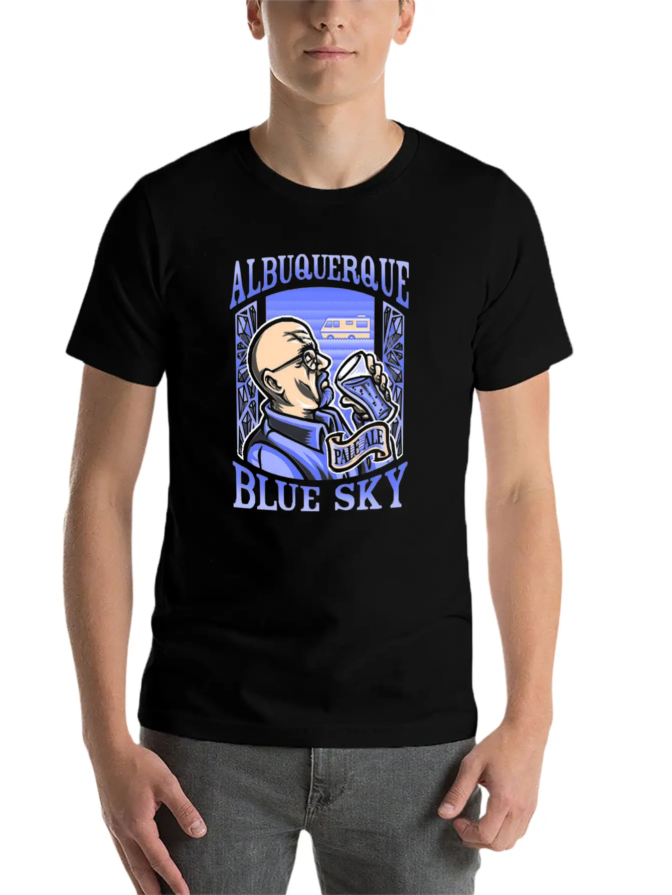 Albuquerque Blue Sky Essential Cotton Tee For Daily Outfits – Unisex Style